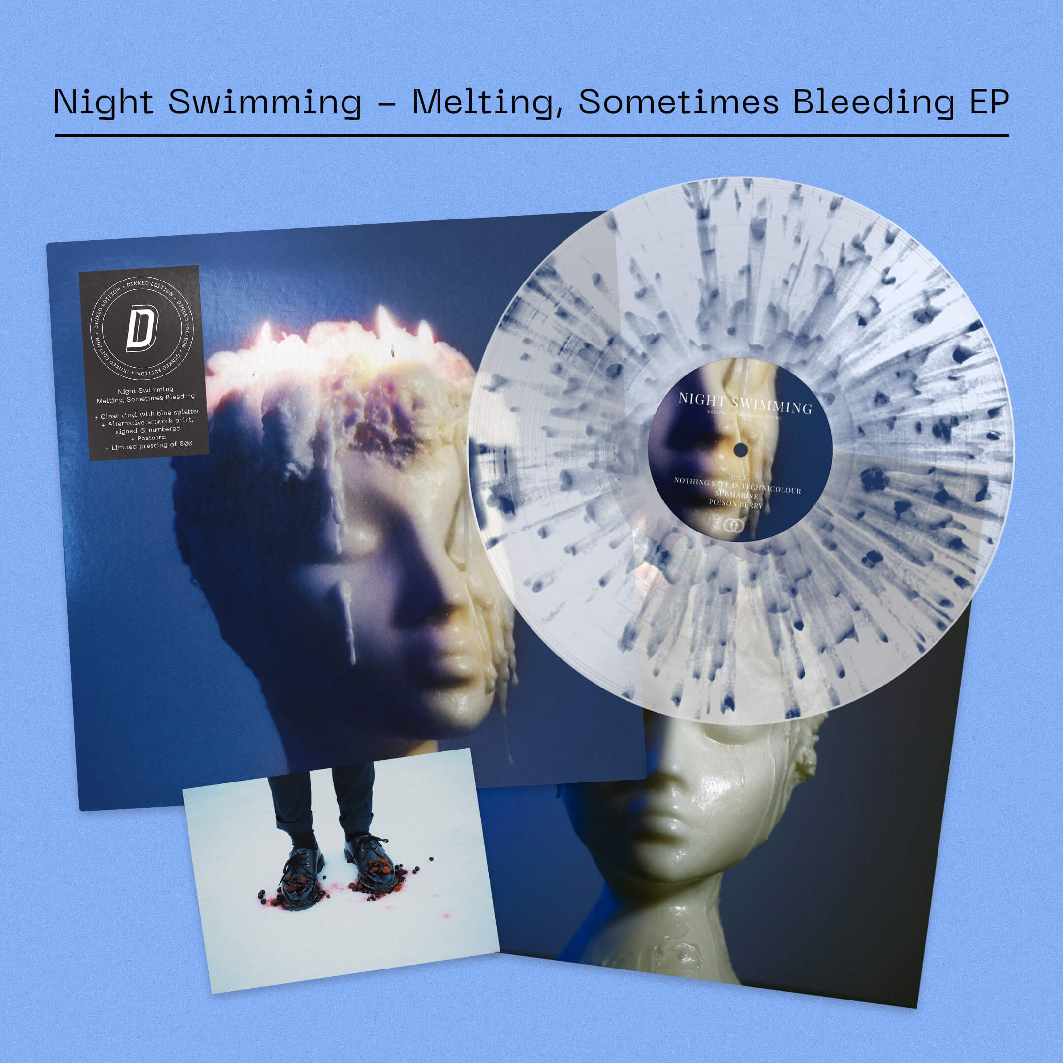 Night Swimming - Melting, Sometimes Bleeding EP (Dinked Edition)