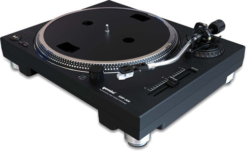Gemini GRP-300 High Torque Direct Drive Turntable (2 Speeds 33/45) (Black)