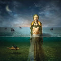 The Bled - FOUND IN THE FLOOD (BLUE SWIRL) [VINYL]