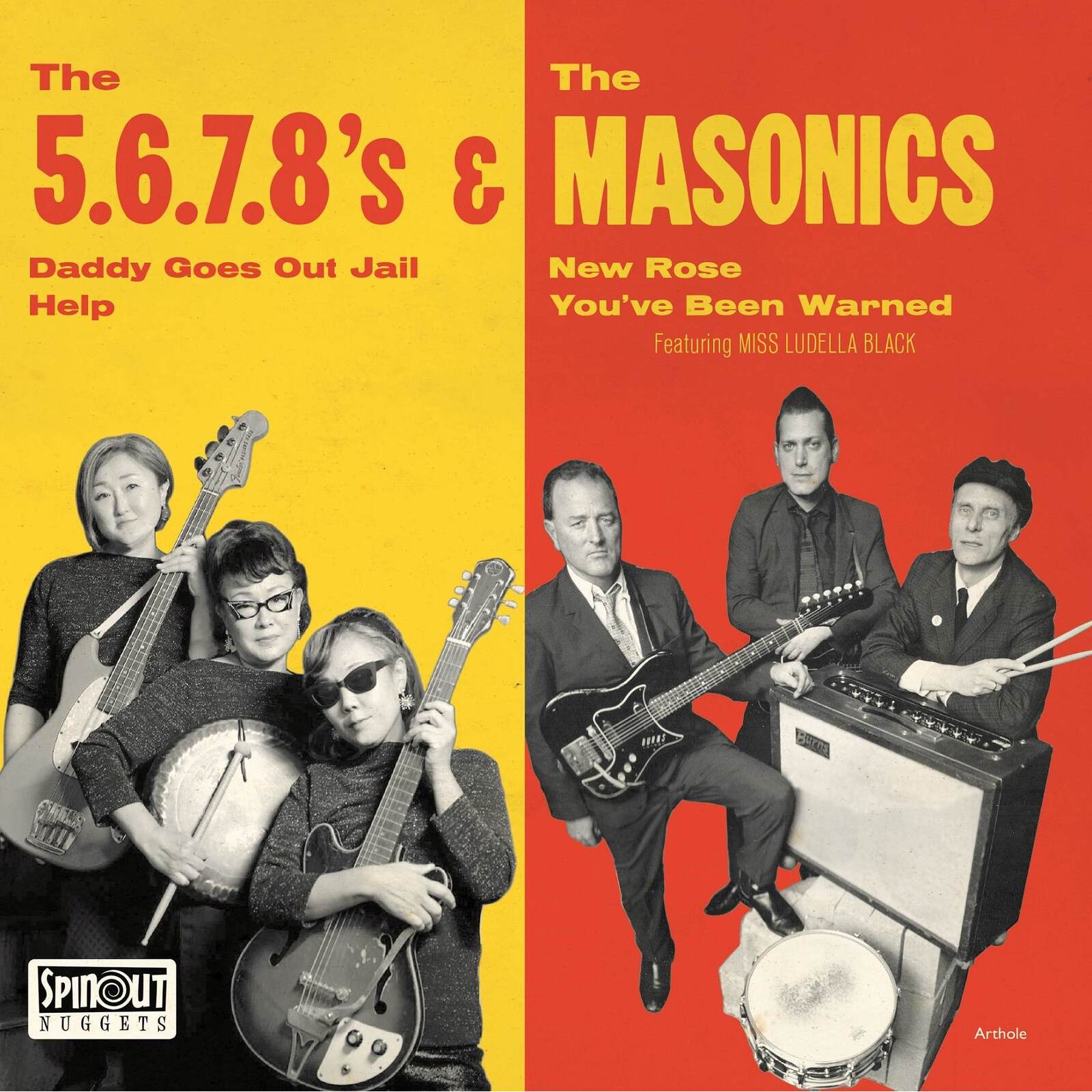 5.6.7.8s The / The Masonics - Japan Tour Ep [VINYL]