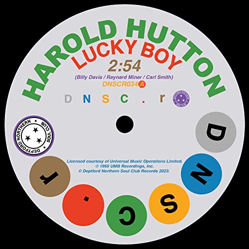 Harold Hutton / The Dells - Lucky Boy/Thinkin' About You [7\"] [VINYL]