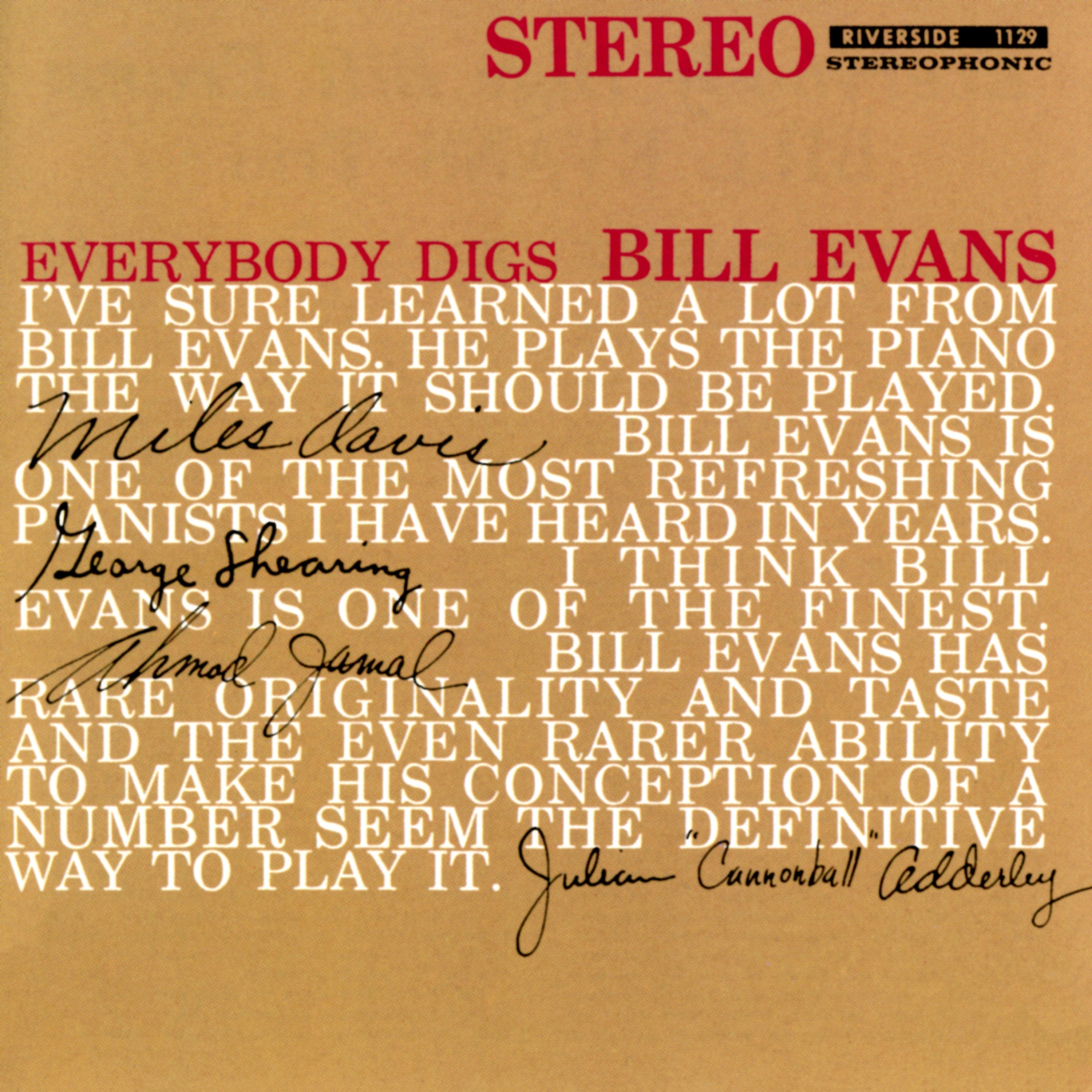 Bill Evans Trio - Everybody Digs Bill Evans