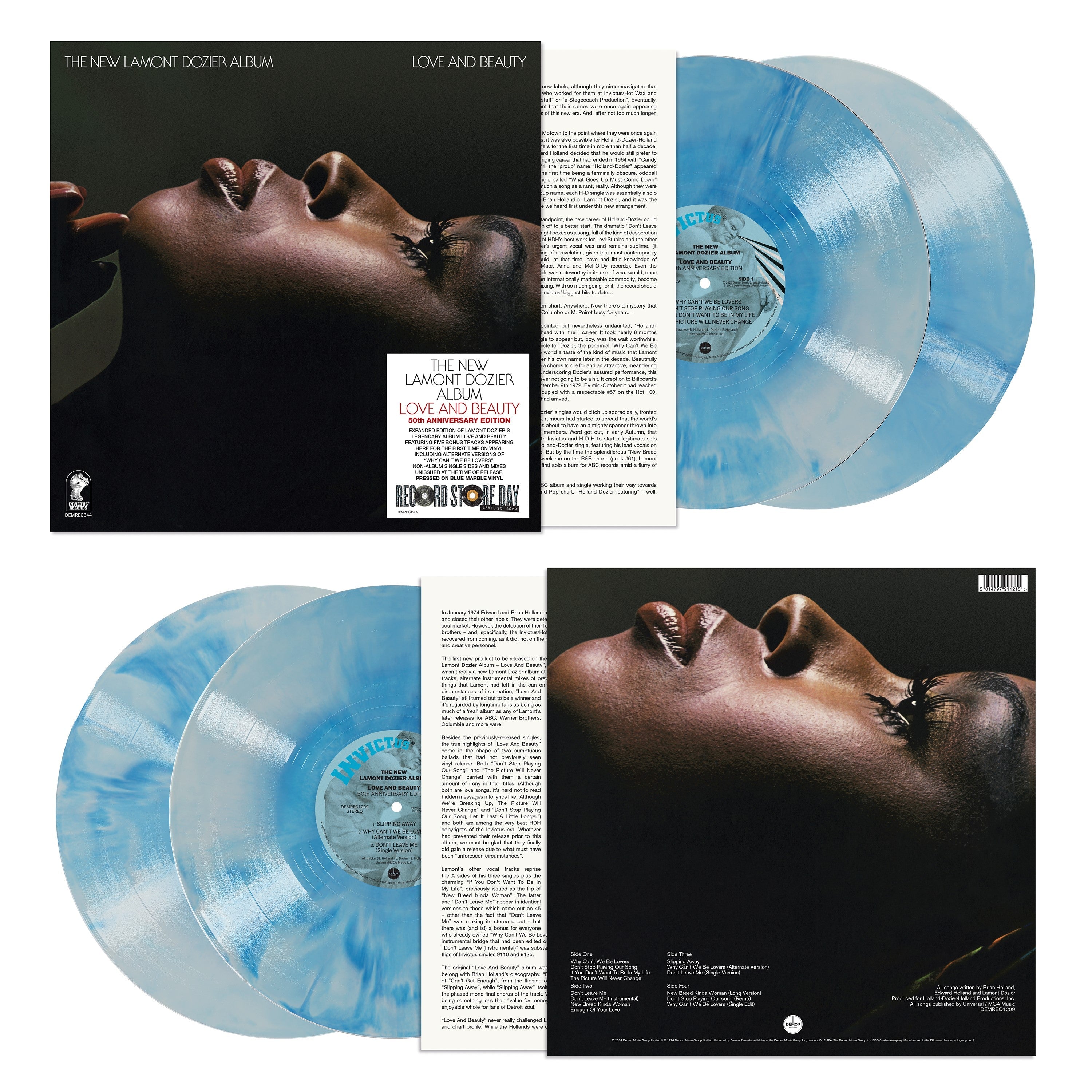 Lamont Dozier - Love and Beauty 50th Anniversary Deluxe Edition