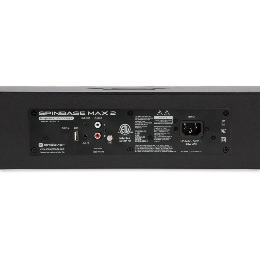 SpinBase MAX 2 Premium Powered Turntable Speaker