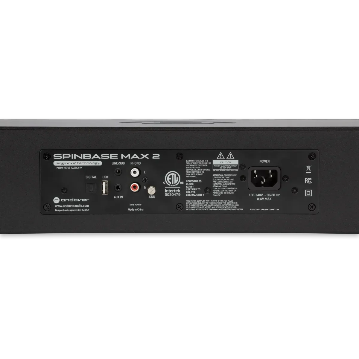 SpinBase MAX 2 Premium Powered Turntable Speaker