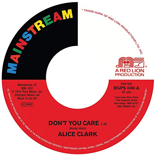 Alice Clark - Don't You Care / Never Did I Stop Loving You  [VINYL]
