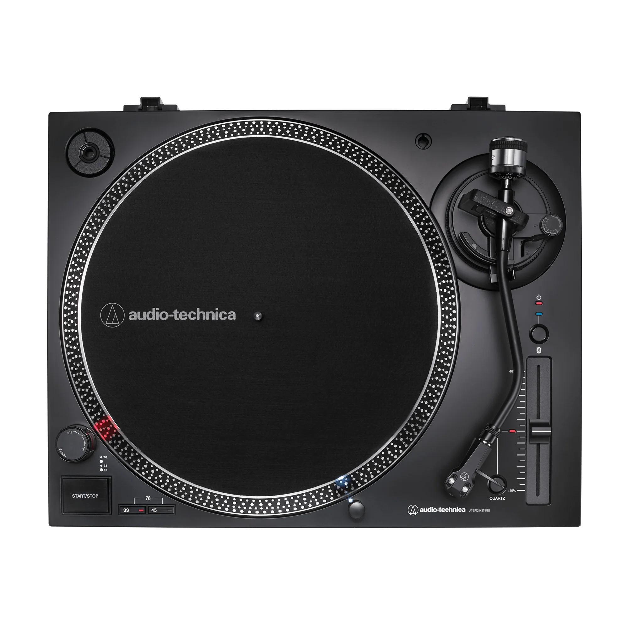 Audio-Technica AT-LP120XBT-USB Direct-Drive Turntable (Analog, Wireless & USB) (AT-LP120XBT-USB-BK)