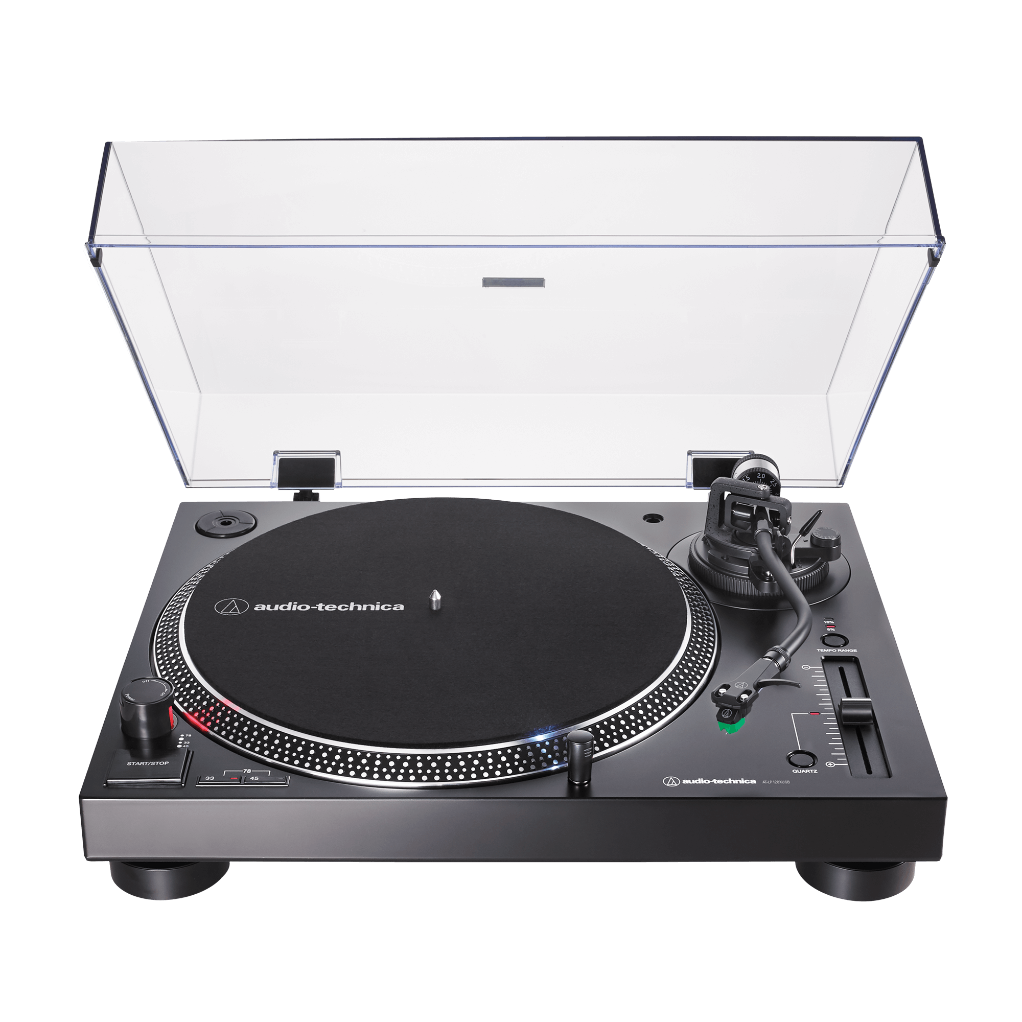Audio-Technica AT-LP120XUSB Direct-Drive Turntable (Analog & USB) - Black (AT-LP120XUSB-BK)