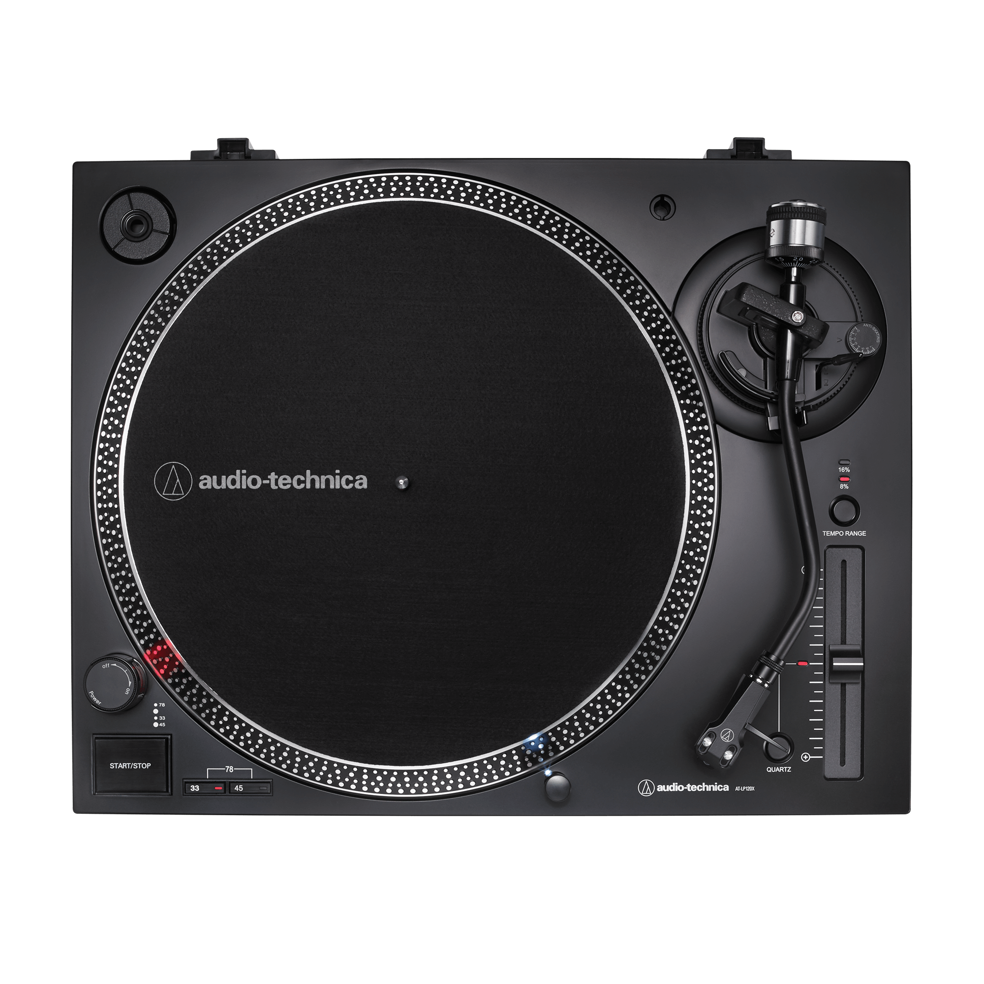 Audio-Technica AT-LP120XUSB Direct-Drive Turntable (Analog & USB) - Black (AT-LP120XUSB-BK)