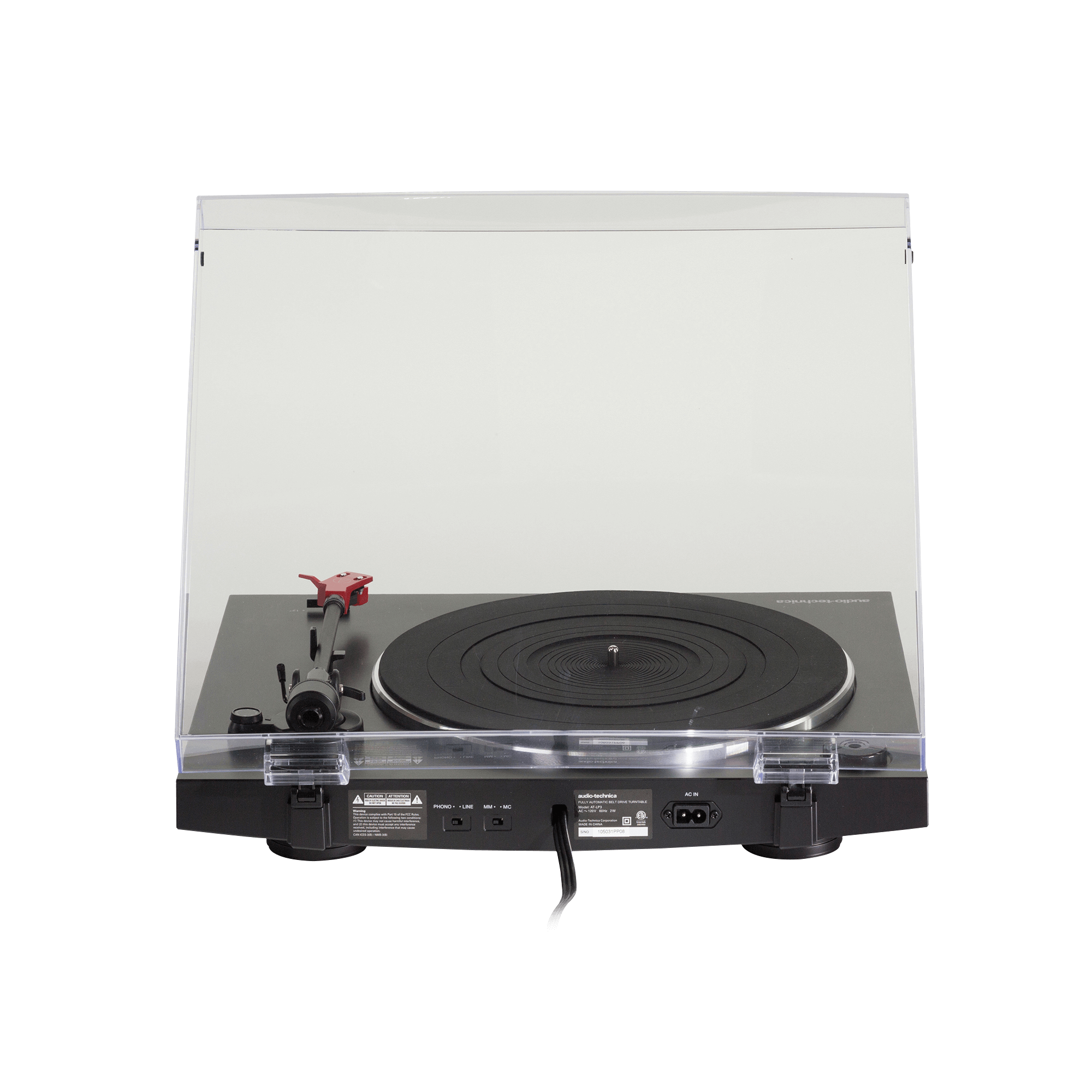 Audio-Technica AT-LP3 Fully Automatic Belt-Drive Stereo Turntable - Black (AT-LP3BK)