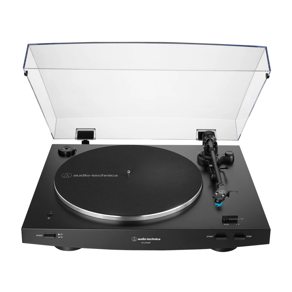 Audio-Technica AT-LP3XBT Automatic Belt-Drive Turntable (Wireless & Analog) - Black (AT-LP3XBT-BK)