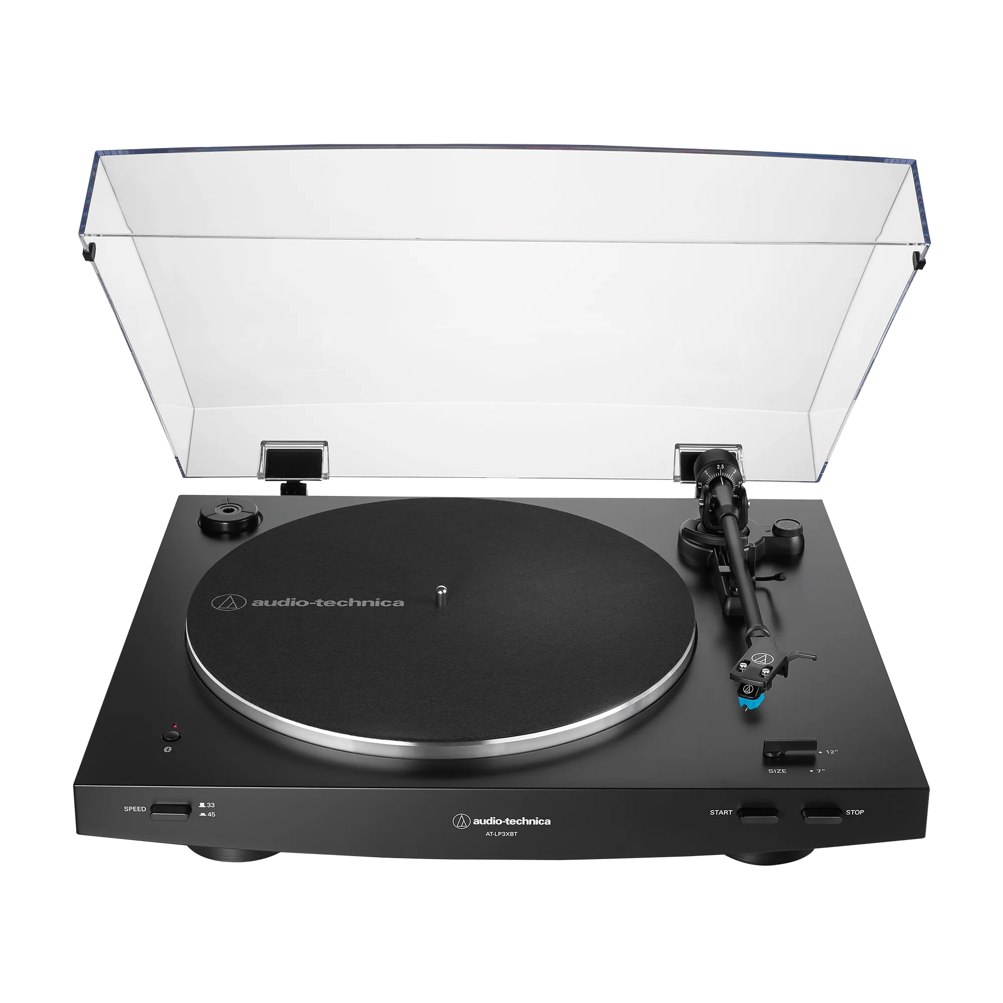 Audio-Technica AT-LP3XBT Automatic Belt-Drive Turntable (Wireless & Analog) - Black (AT-LP3XBT-BK)