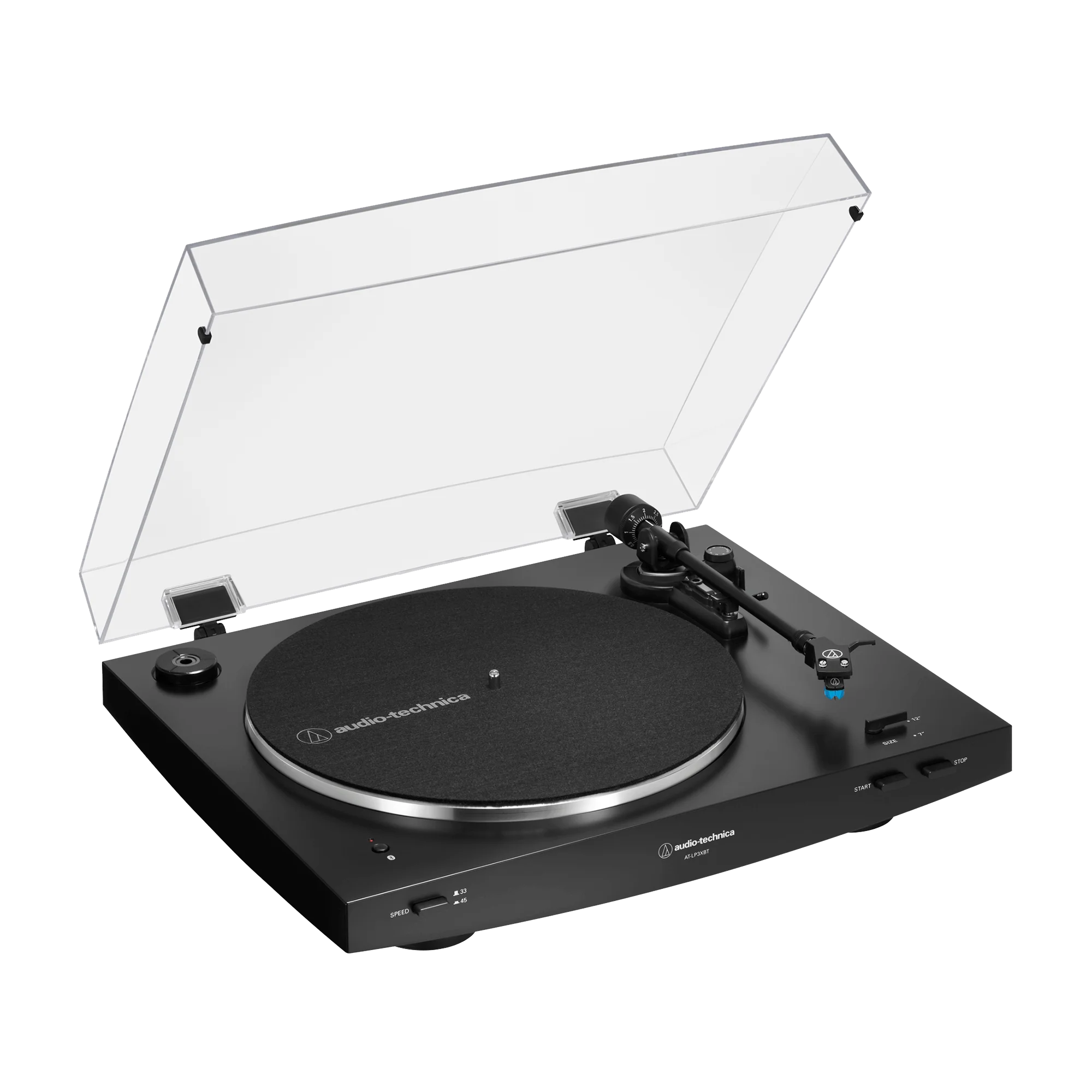 Audio-Technica AT-LP3XBT Automatic Belt-Drive Turntable (Wireless & Analog) - Black (AT-LP3XBT-BK)