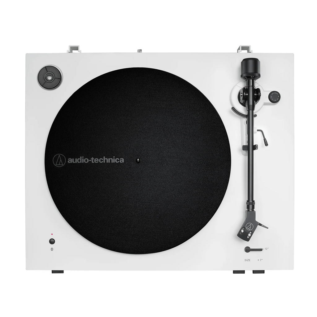Audio-Technica AT-LP3XBT Automatic Belt-Drive Turntable (Wireless & Analog) - White (AT-LP3XBT-WH)