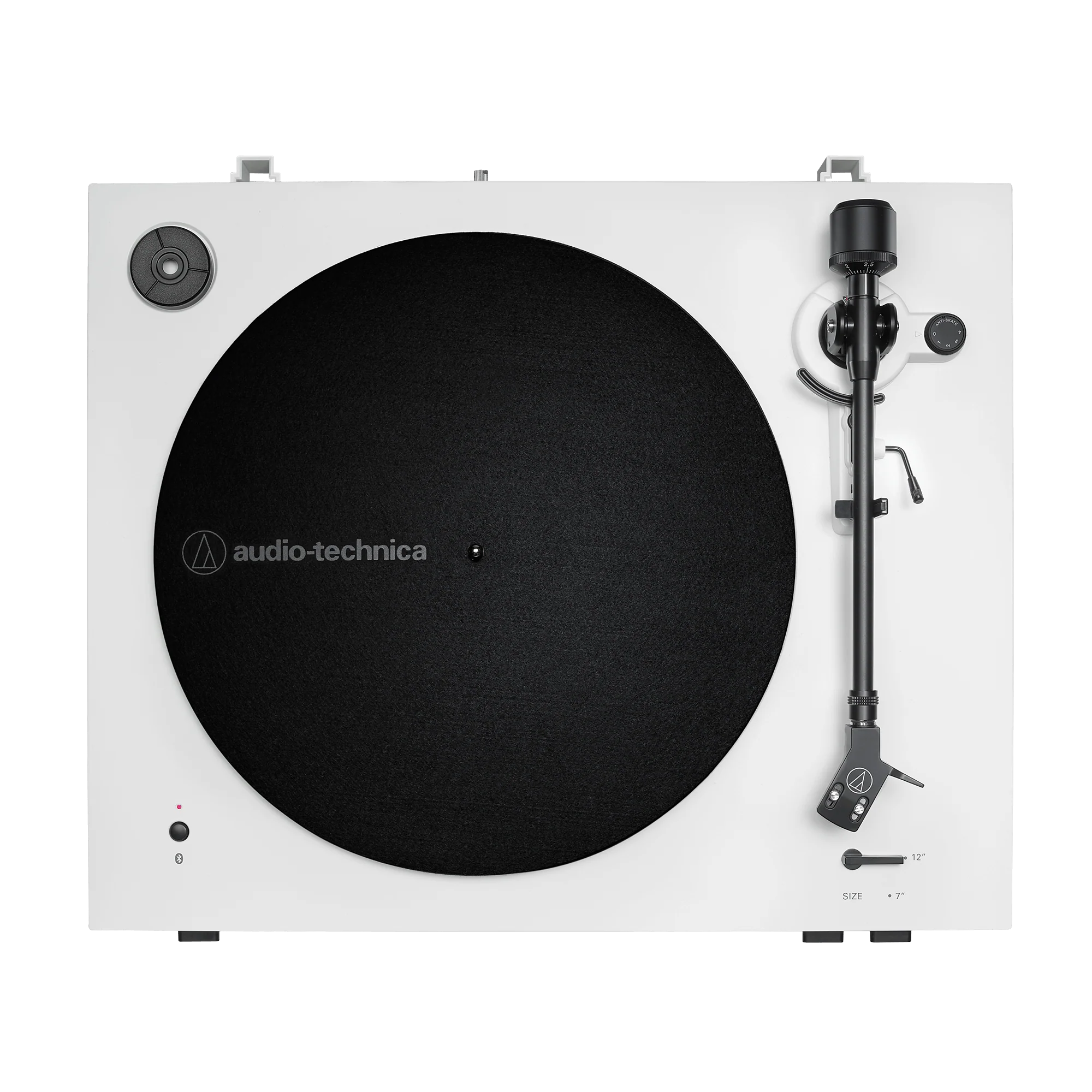 Audio-Technica AT-LP3XBT Automatic Belt-Drive Turntable (Wireless & Analog) - White (AT-LP3XBT-WH)