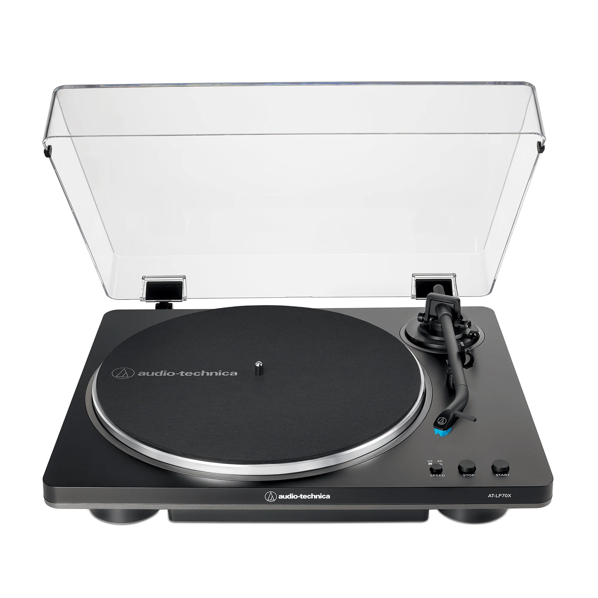 Audio-Technica Fully Automatic Belt-Drive Turntable AT-LP70X (Black/Gray)