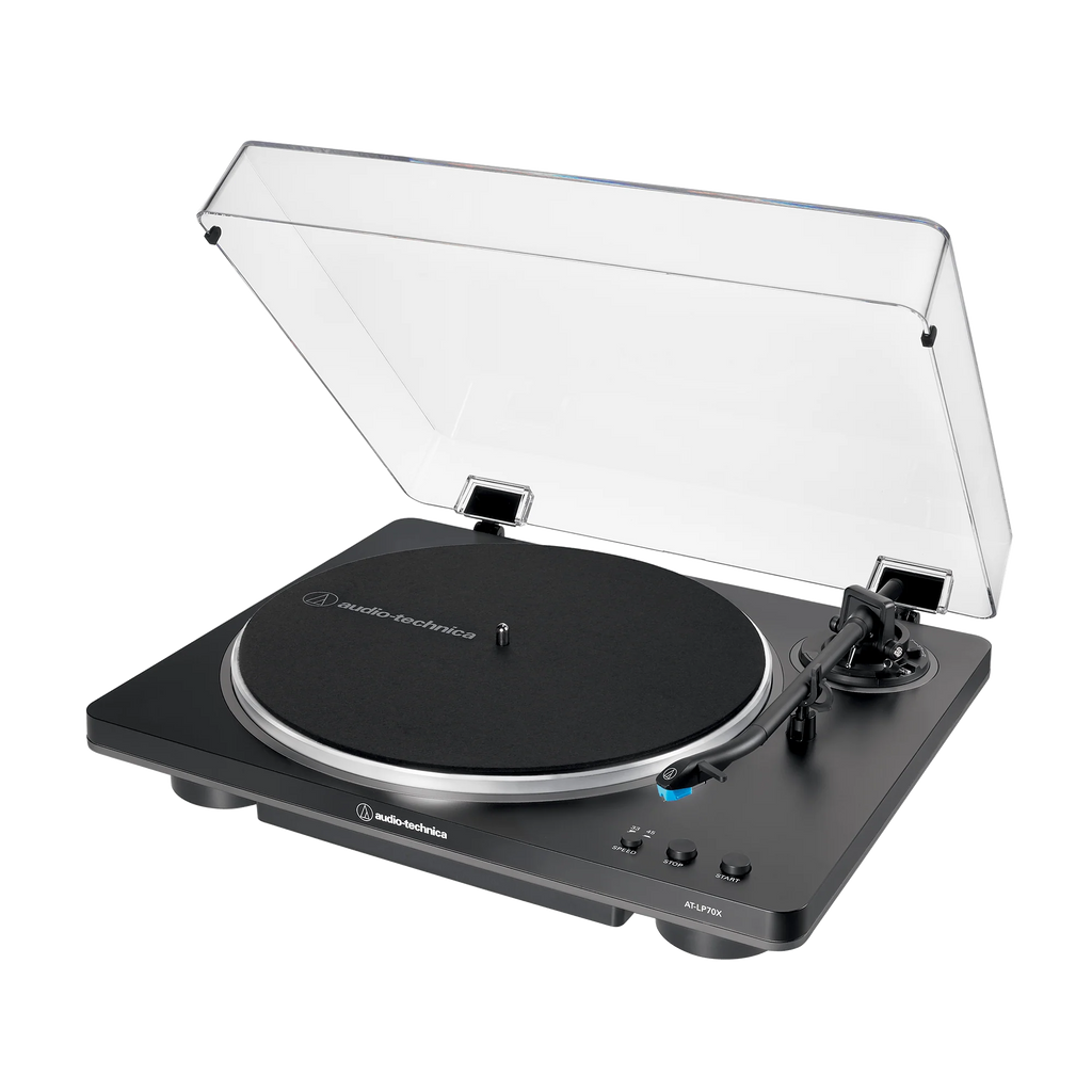 Audio-Technica Fully Automatic Belt-Drive Turntable AT-LP70X (Black/Gray)