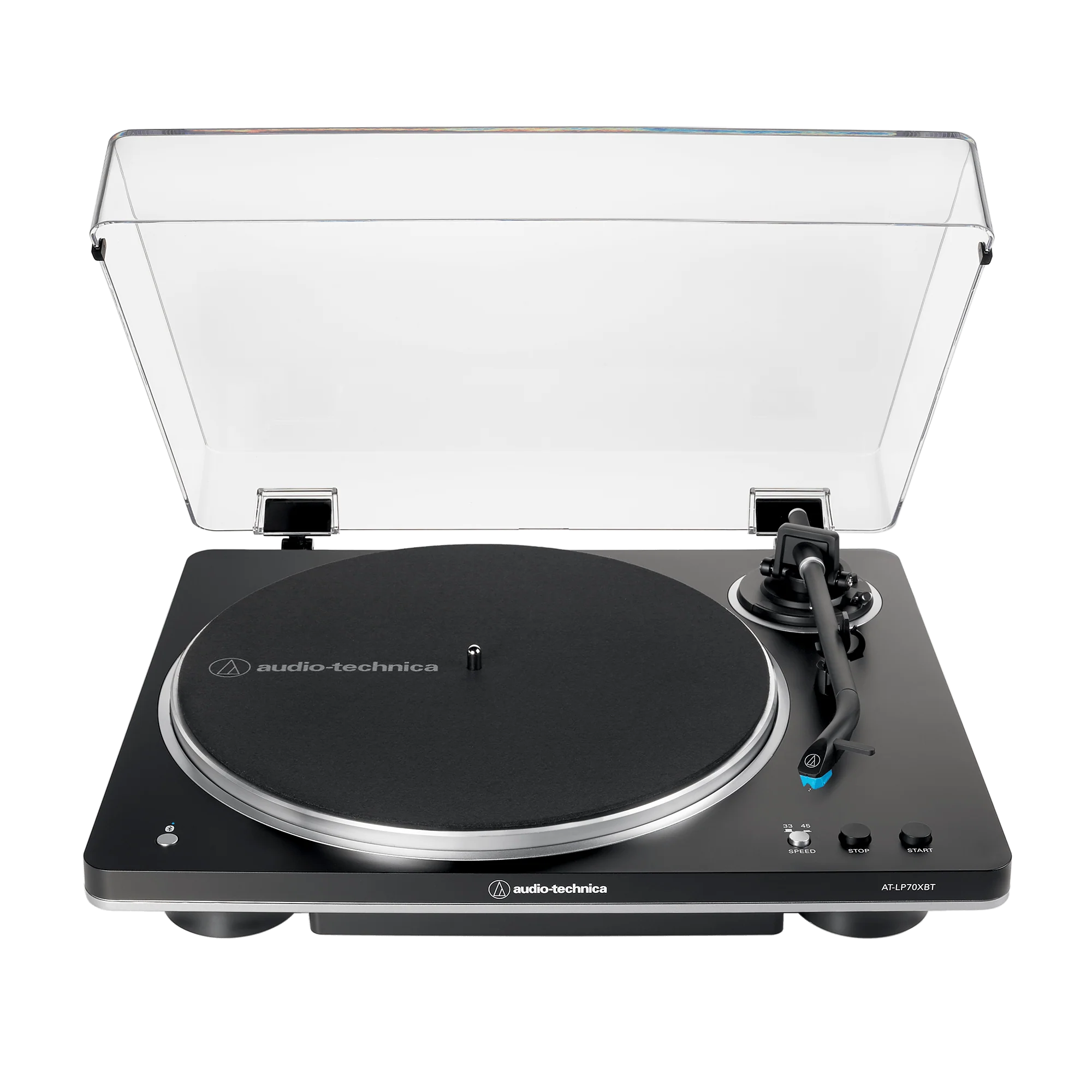 Audio-Technica Fully Automatic Wireless Belt-Drive Turntable AT-LP70XBT (Black/Silver)