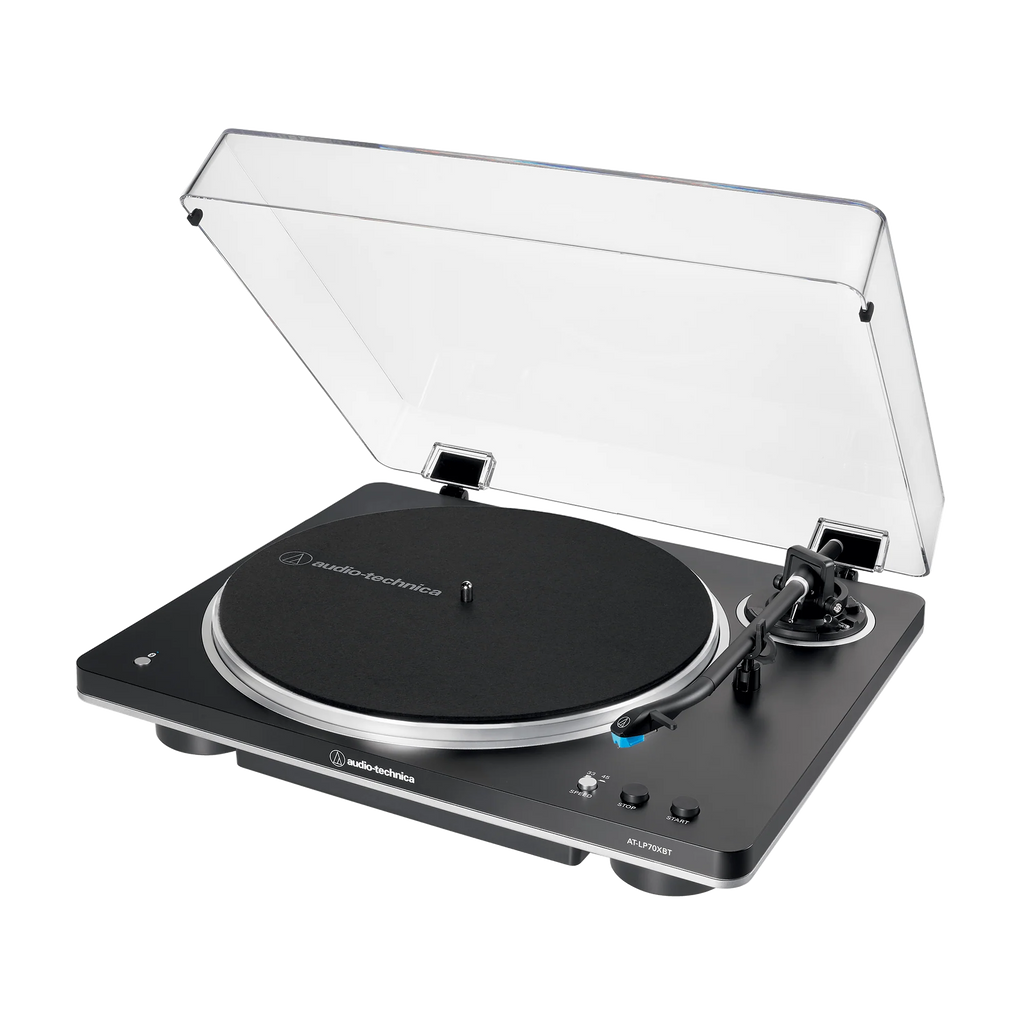 Audio-Technica Fully Automatic Wireless Belt-Drive Turntable AT-LP70XBT (Black/Silver)
