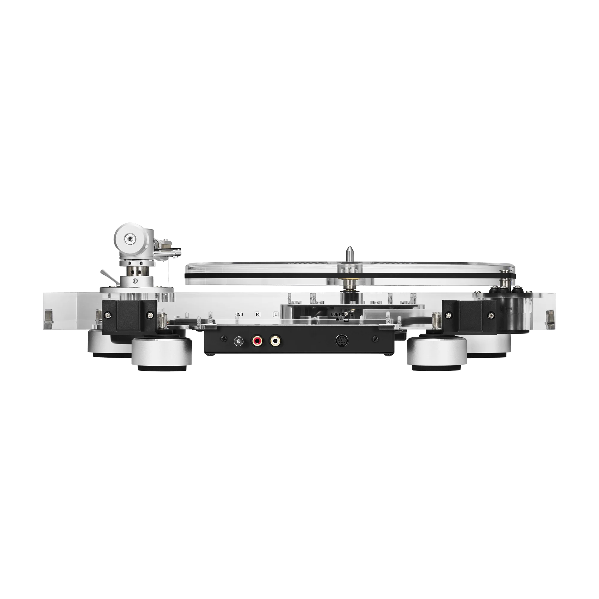 Audio-Technica AT-LPA2 Fully Manual Belt-Drive Turntable, Transparent Acrylic (AT-LPA2)