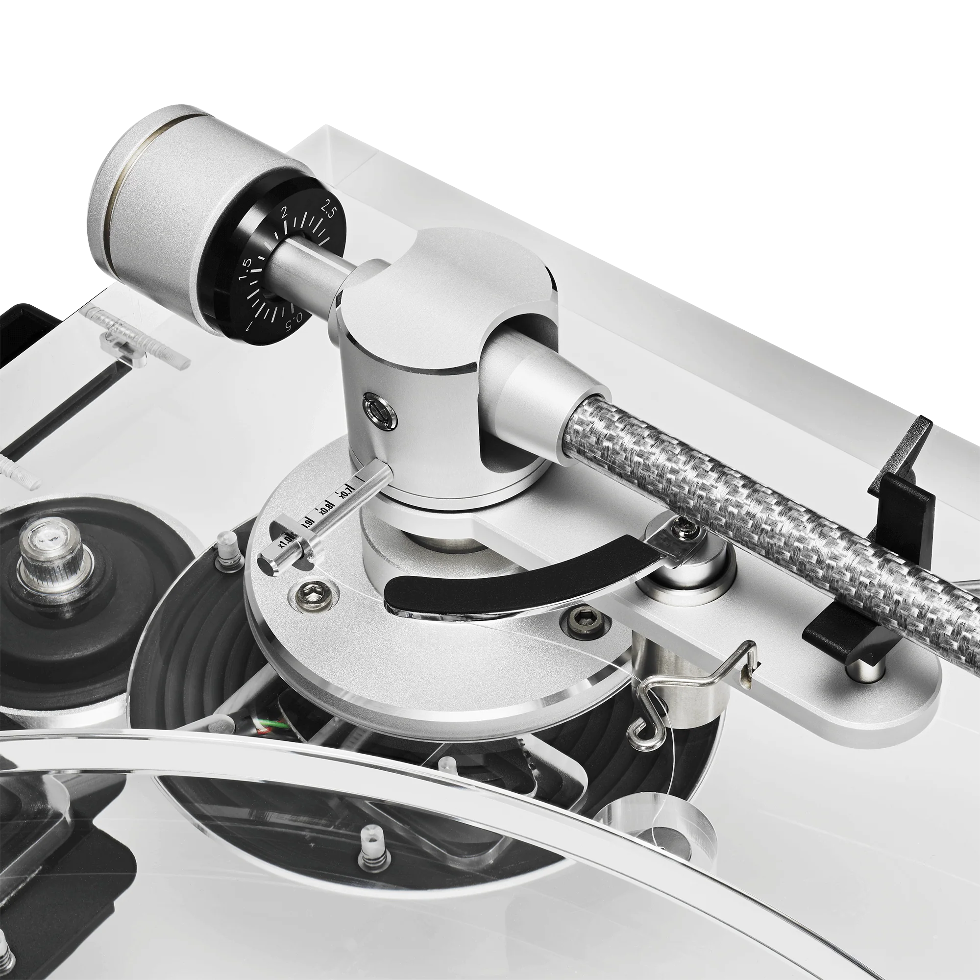 Audio-Technica AT-LPA2 Fully Manual Belt-Drive Turntable, Transparent Acrylic (AT-LPA2)