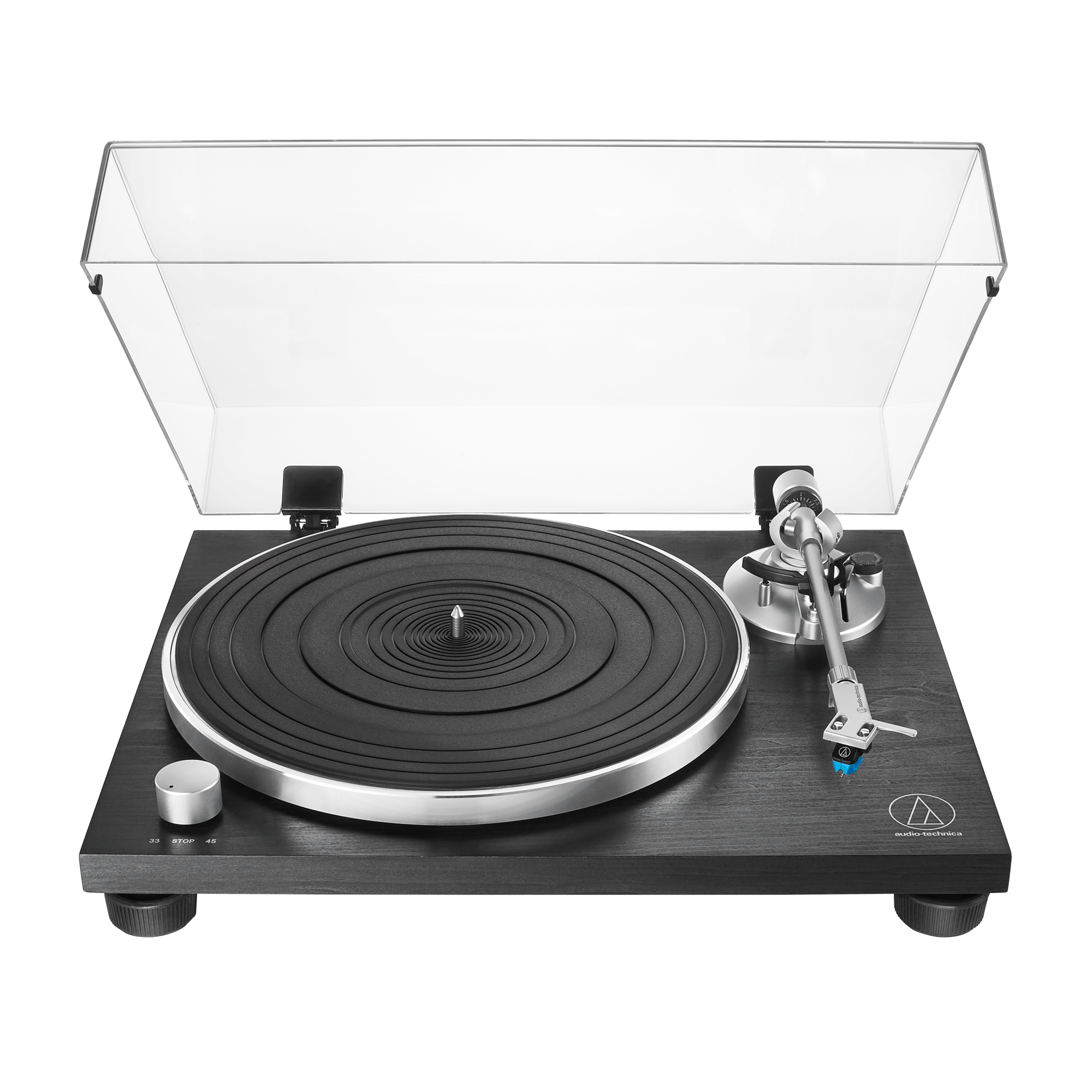Audio-Technica AT-LPW30 Fully Manual Belt-Drive Turntable (AT-LPW30BKR)