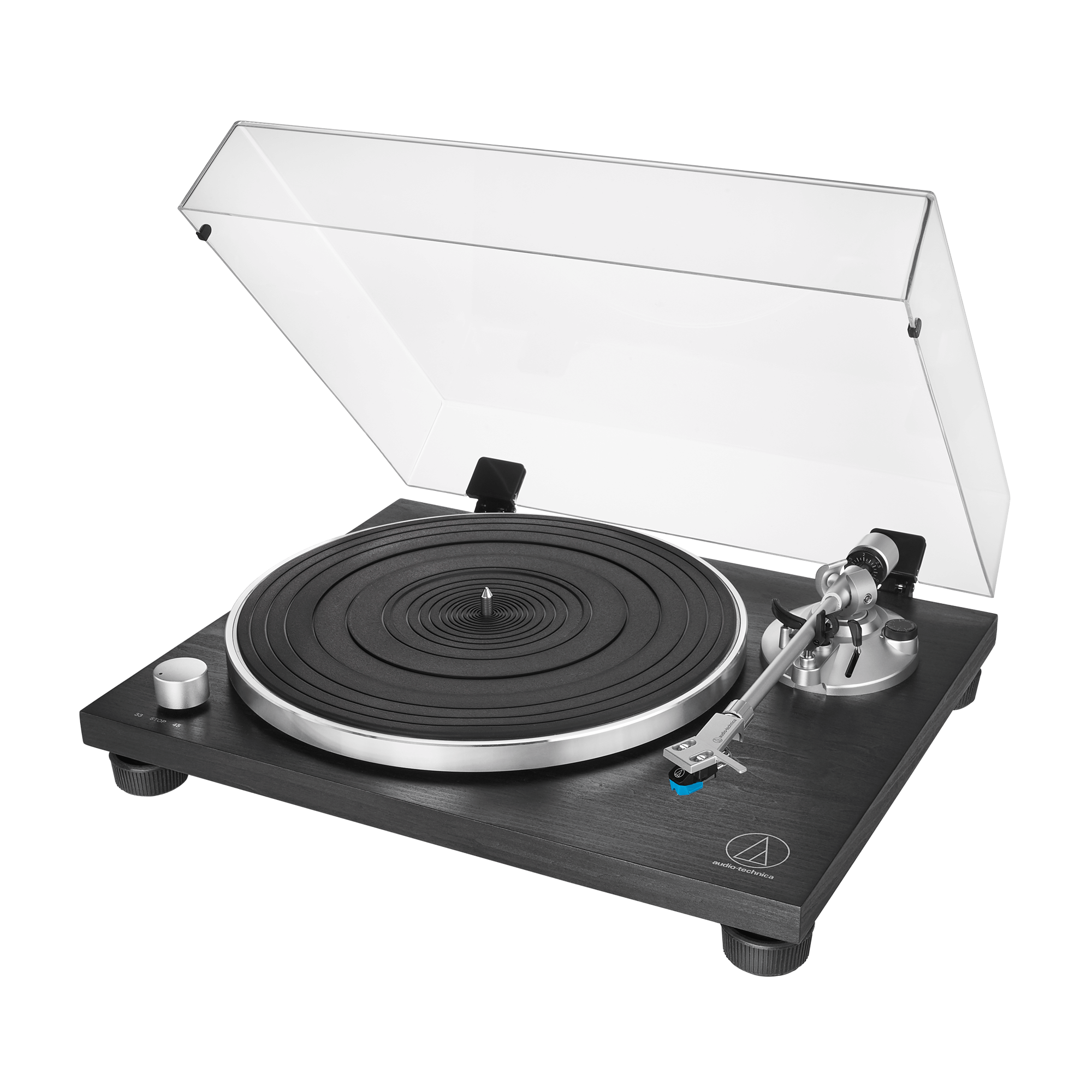 Audio-Technica AT-LPW30 Fully Manual Belt-Drive Turntable (AT-LPW30BKR)