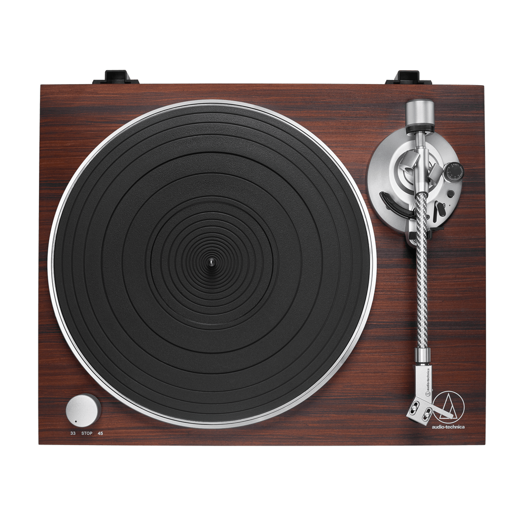 Audio-Technica AT-LPW50BT Manual Belt-Drive Turntable (Wireless & Analog) (AT-LPW50BT-RW)