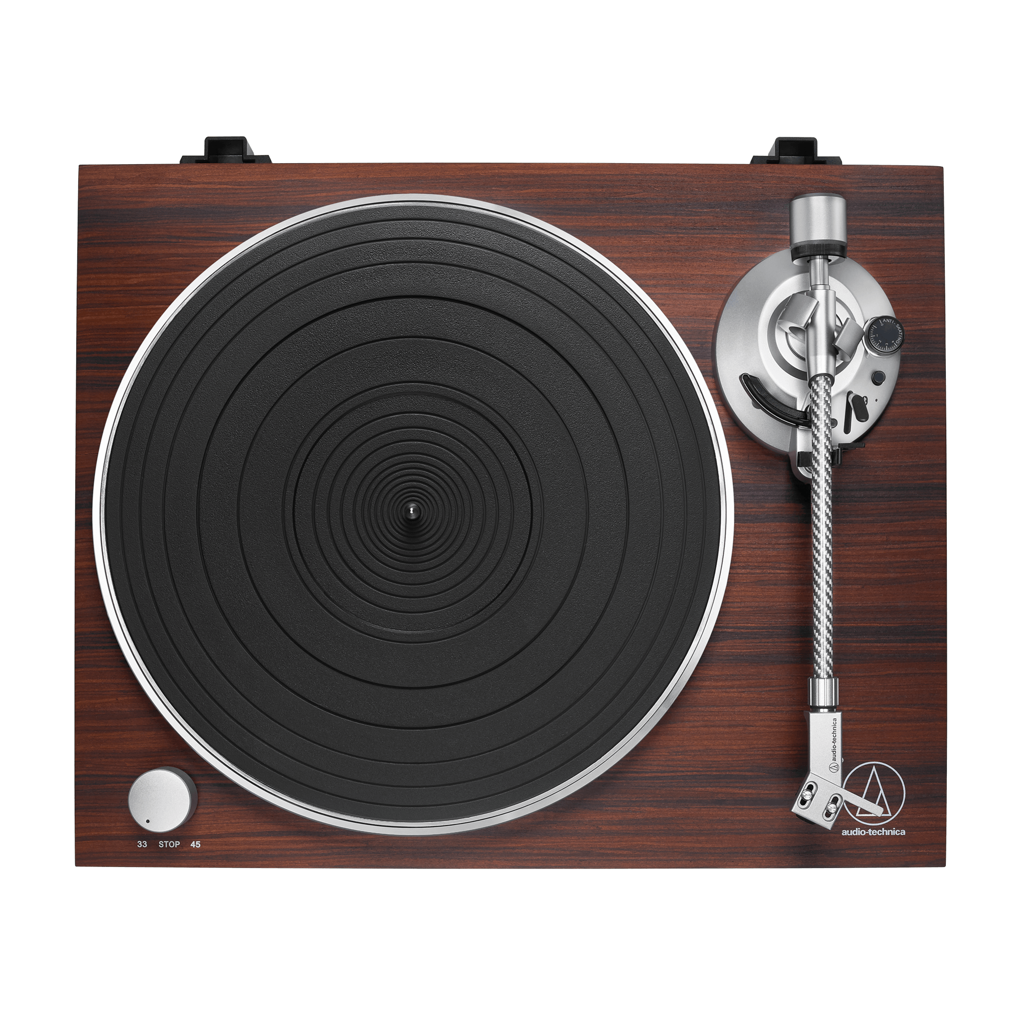 Audio-Technica AT-LPW50BT Manual Belt-Drive Turntable (Wireless & Analog) (AT-LPW50BT-RW)