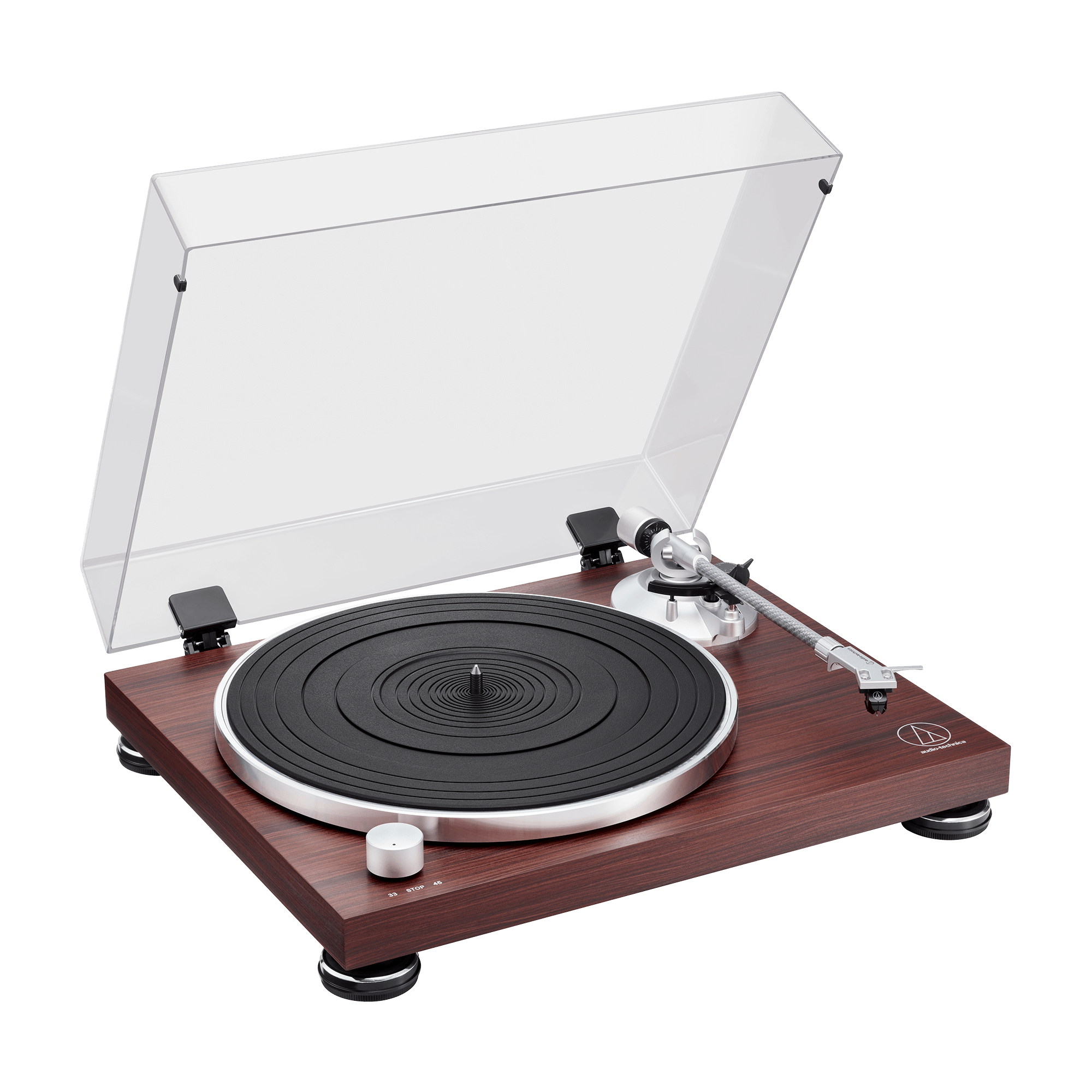 Audio-Technica AT-LPW50BT Manual Belt-Drive Turntable (Wireless & Analog) (AT-LPW50BT-RW)