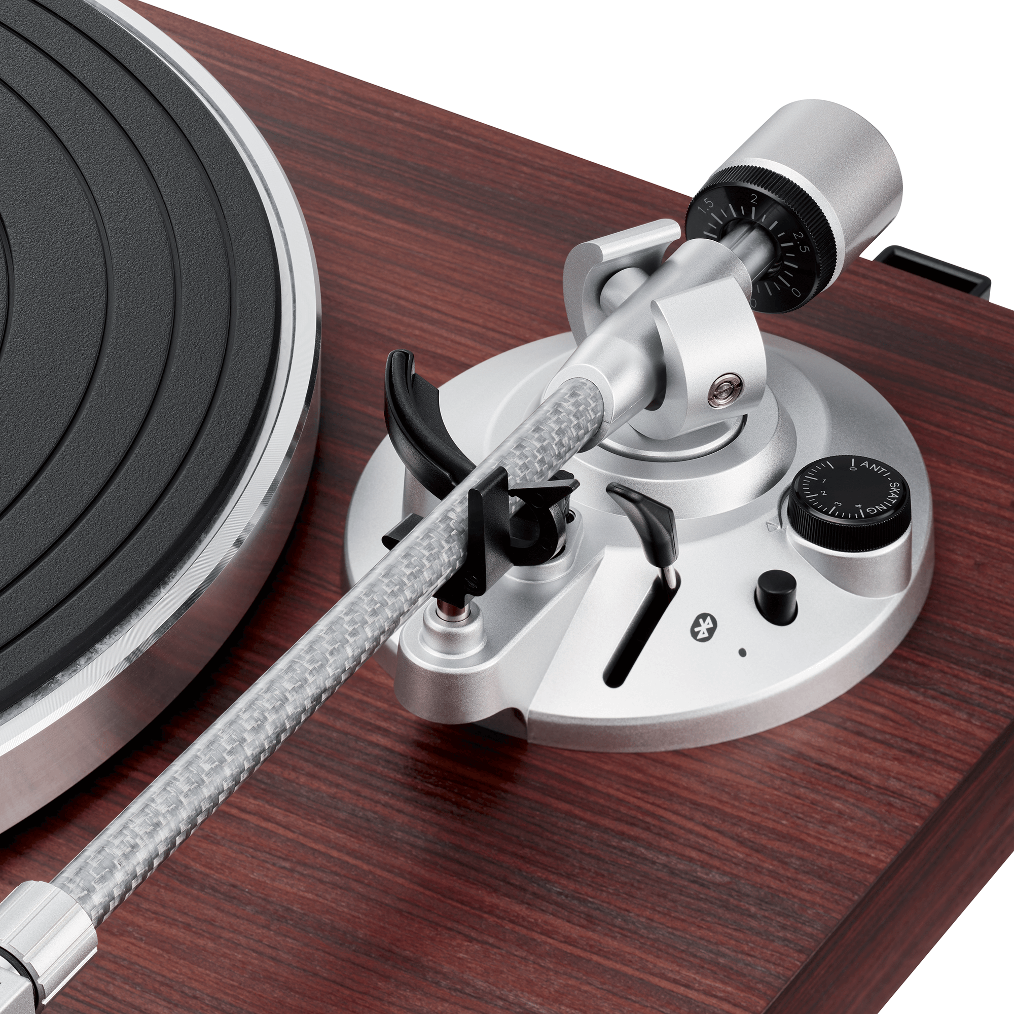 Audio-Technica AT-LPW50BT Manual Belt-Drive Turntable (Wireless & Analog) (AT-LPW50BT-RW)