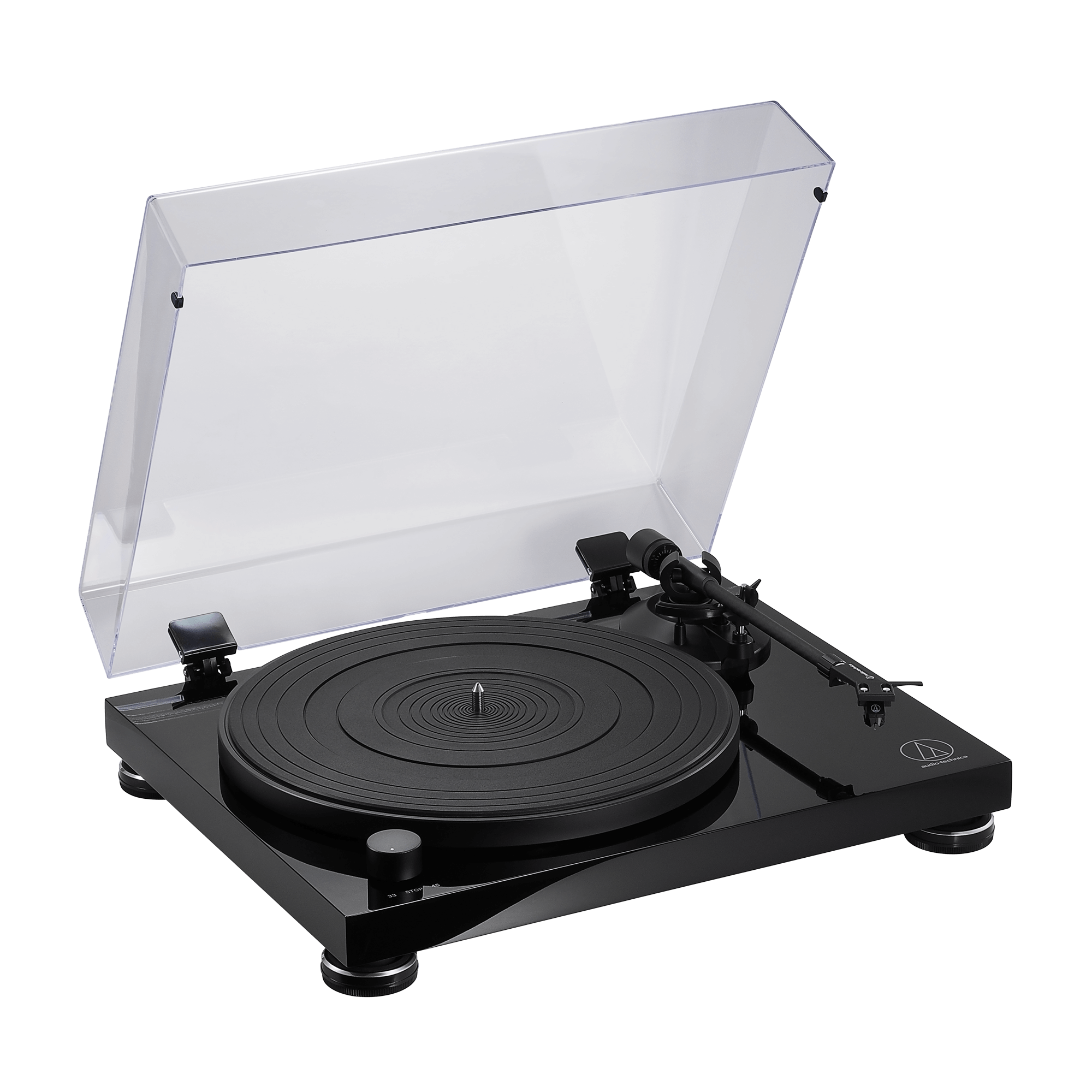 Audio-Technica AT-LPW50PB Fully Manual Belt-Drive Turntable - Black (AT-LPW50PB)