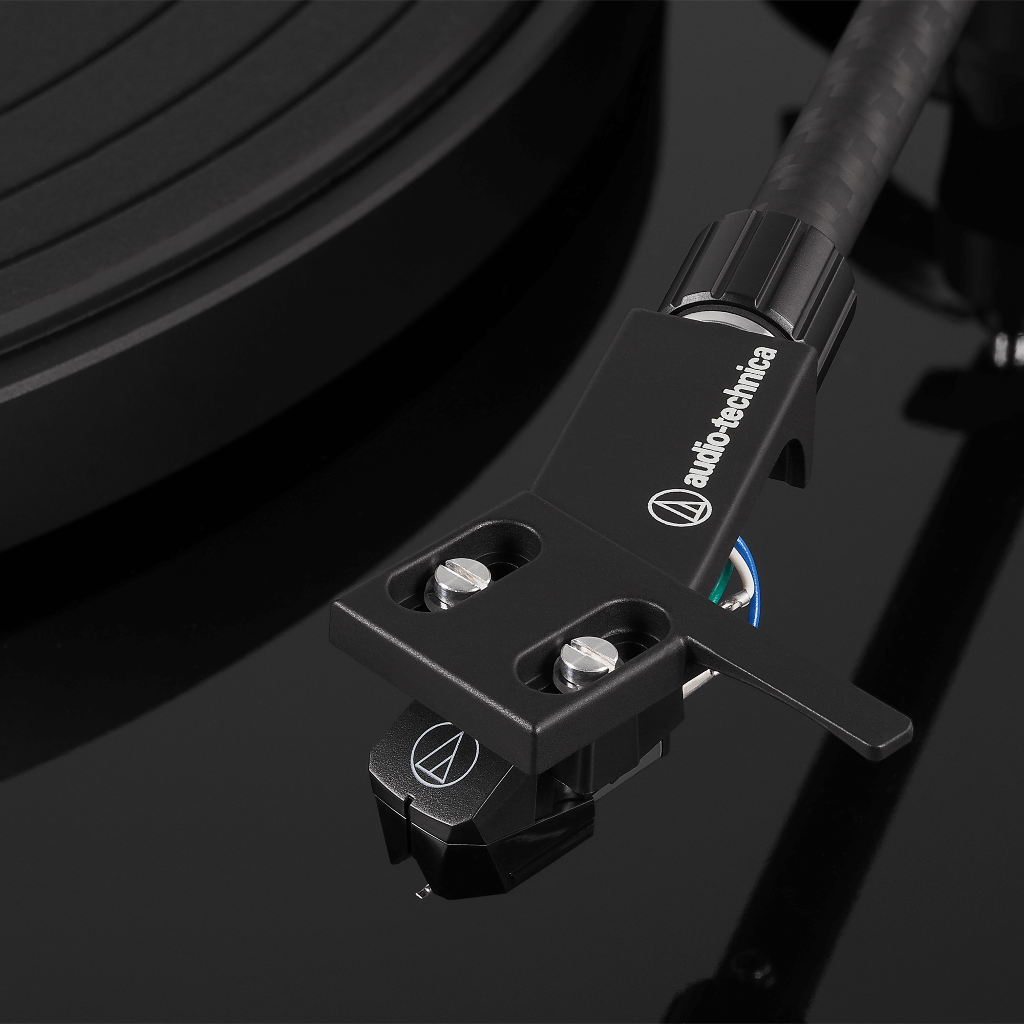 Audio-Technica AT-LPW50PB Fully Manual Belt-Drive Turntable - Black (AT-LPW50PB)
