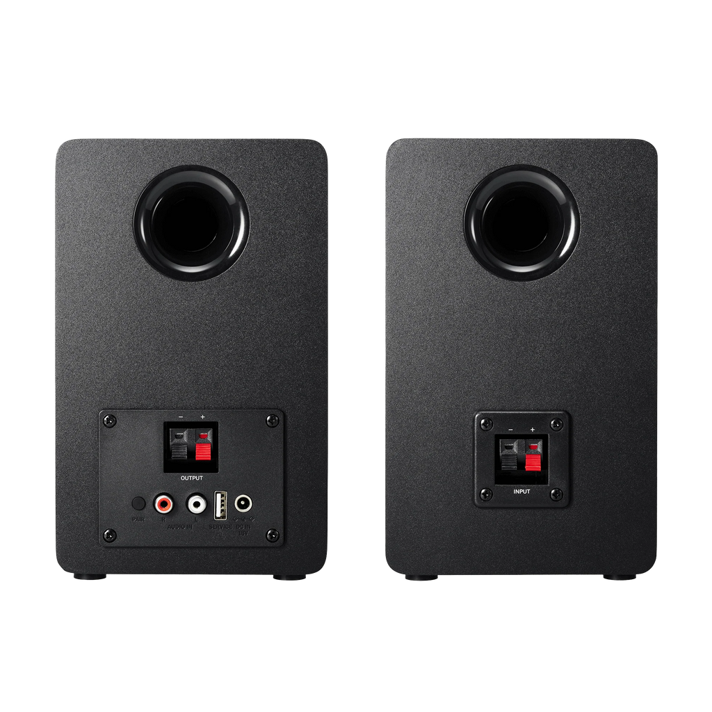 Audio-Technica Powered Bookshelf Speakers, Black (AT-SP3X)