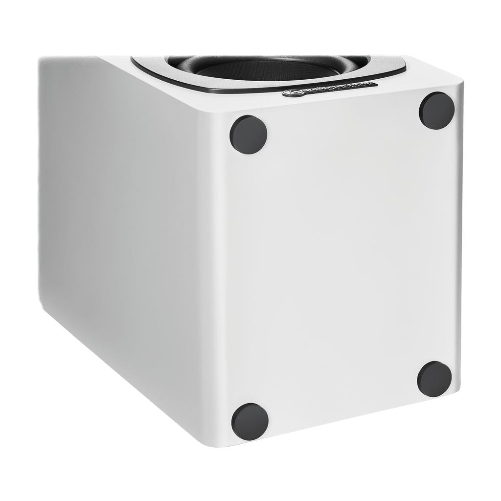 Audio-Technica Powered Bookshelf Speakers, White (AT-SP3XWH)