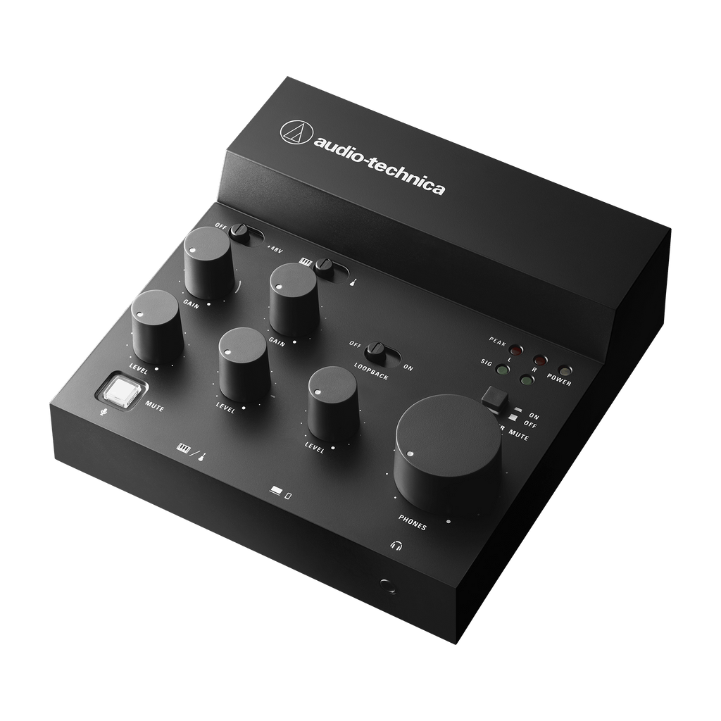 Audio-Technica Livestreaming USB Audio Mixer, Black (AT-UMX3)