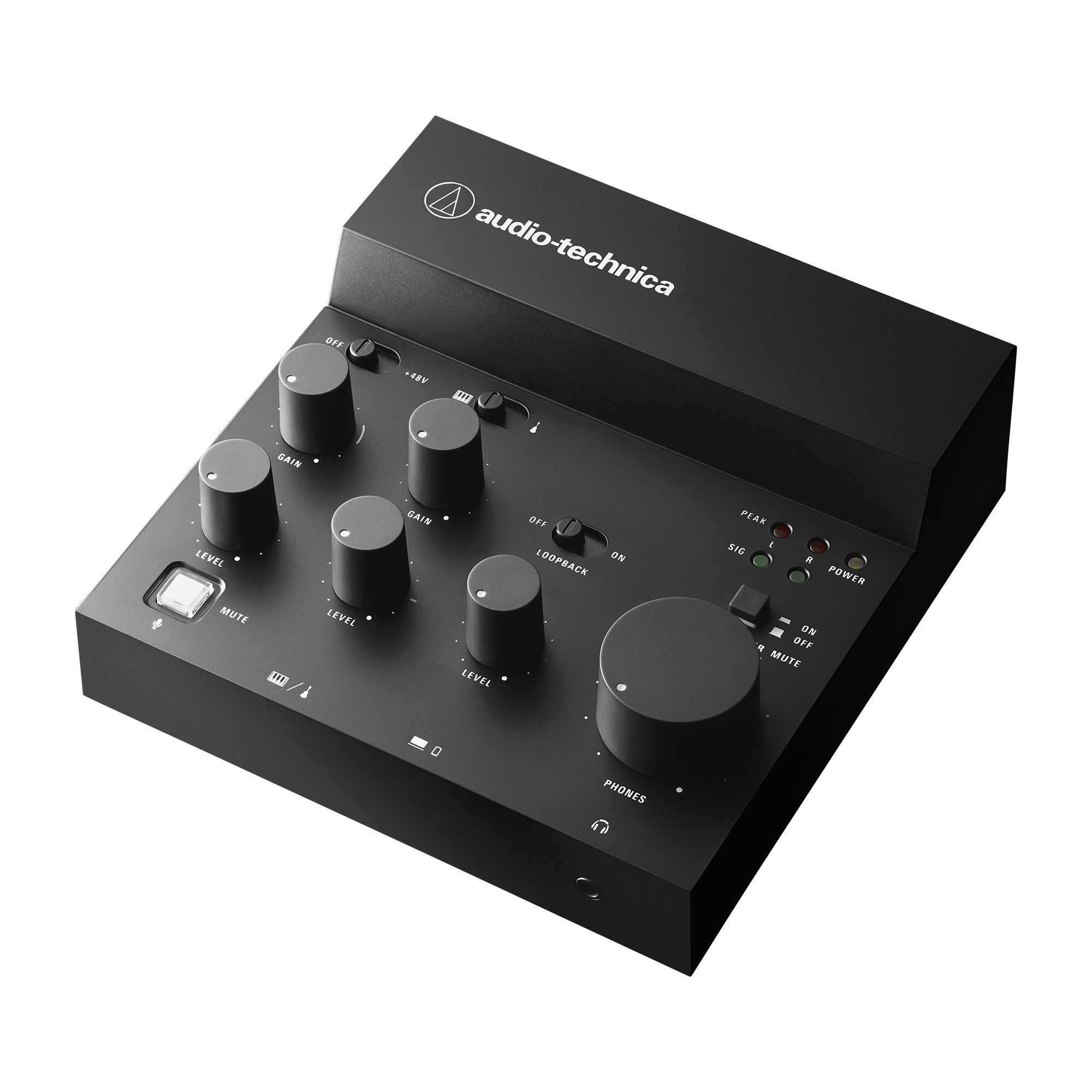 Audio-Technica Livestreaming USB Audio Mixer, Black (AT-UMX3)