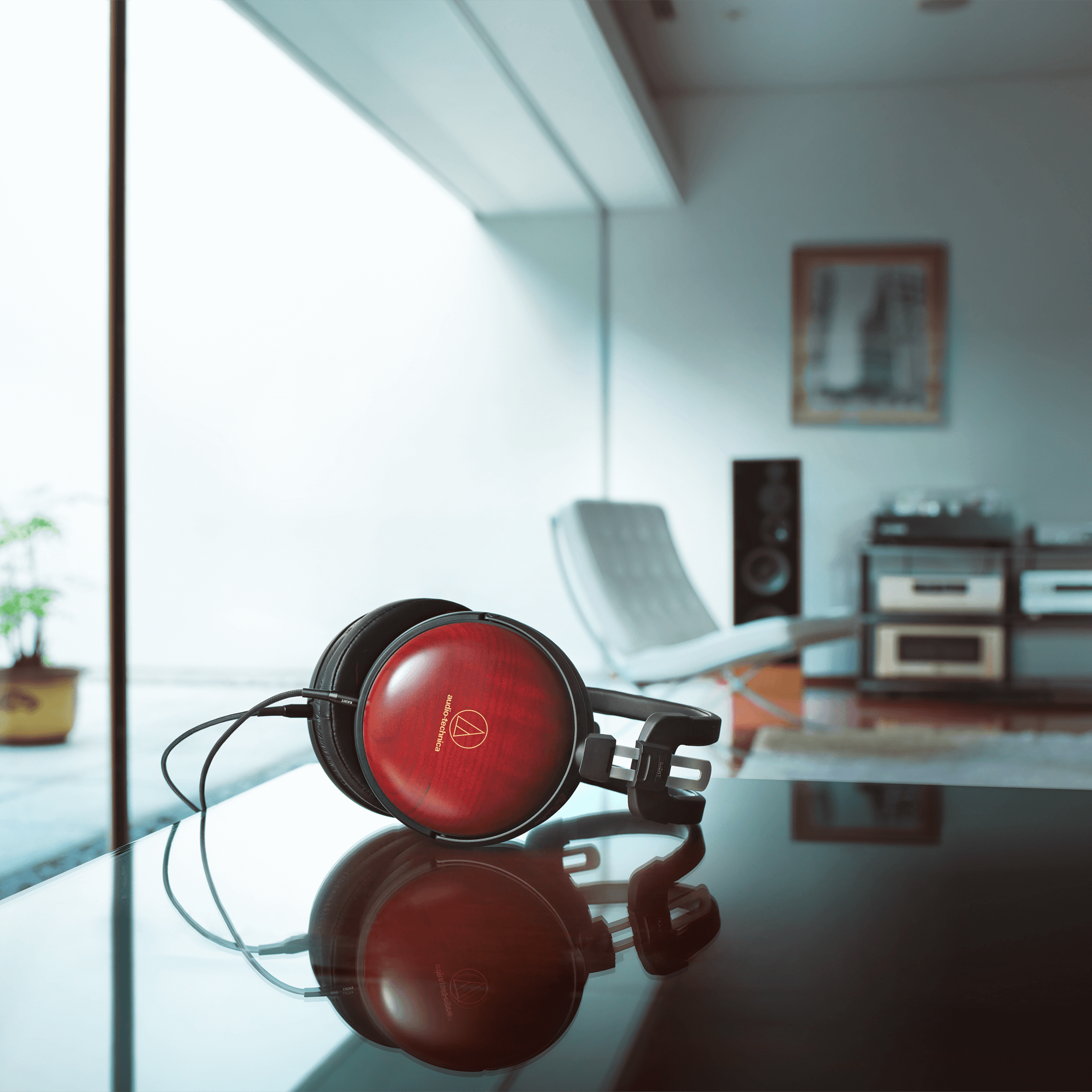 Audio-Technica Audiophile Closed-back Dynamic Wooden Headphones (ATH-AWAS)
