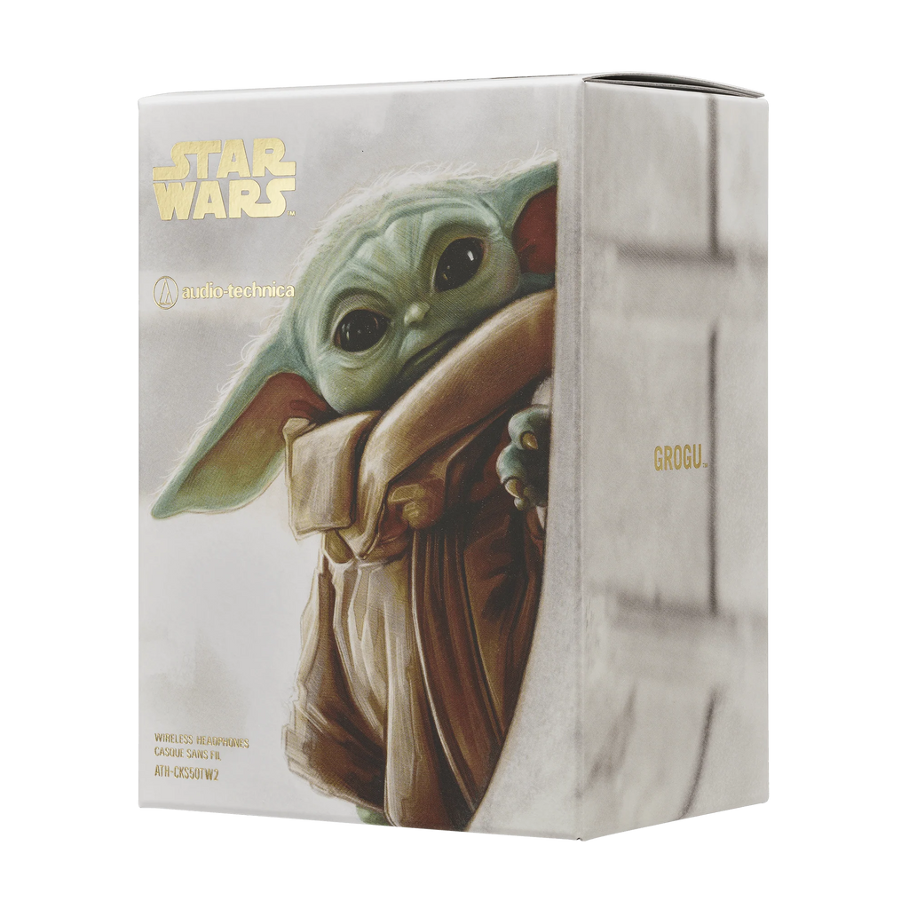 Audio-Technica Limited Edition Star Wars Wireless Earbuds Grogu (ATH-CKS50TW2GG, Grogu)