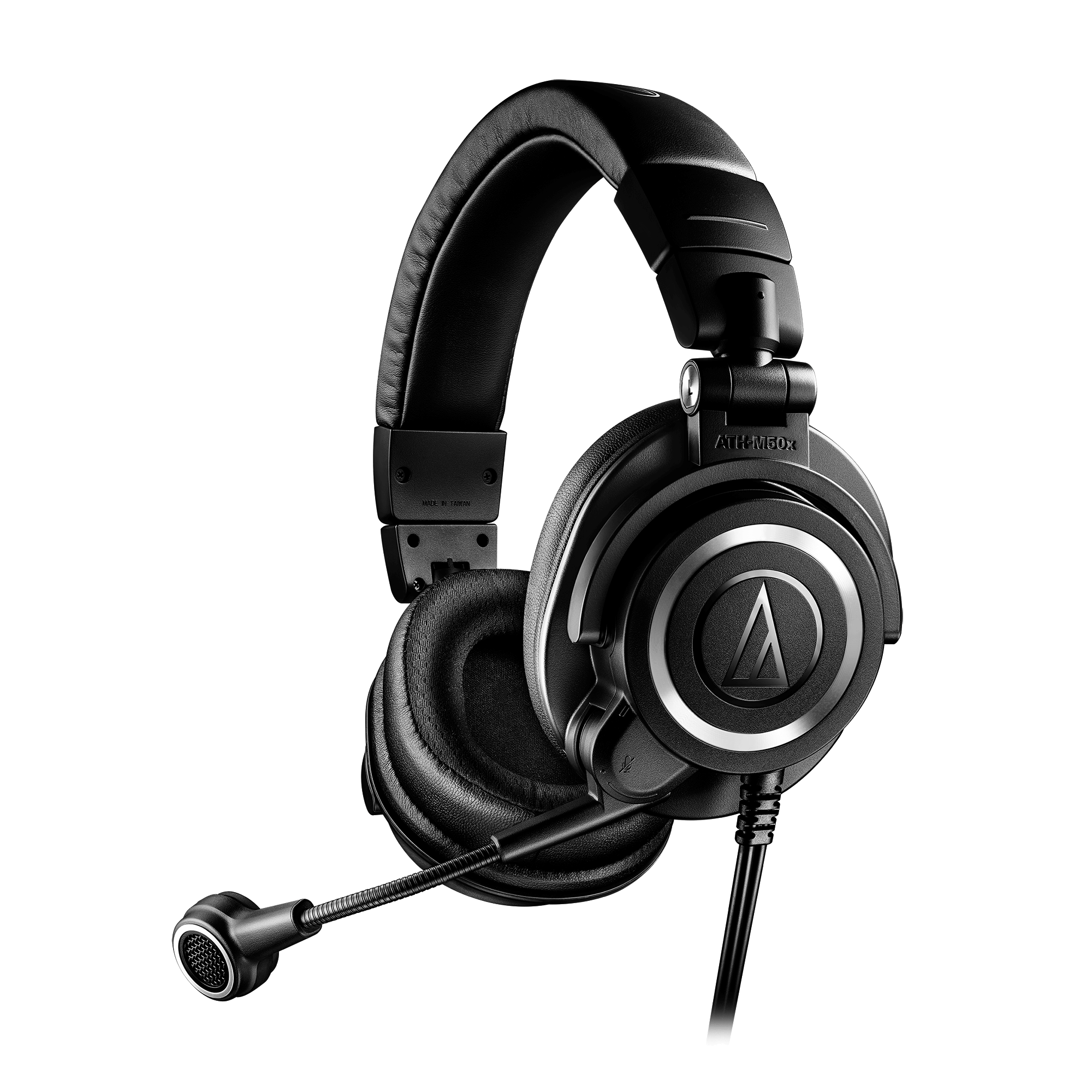 Audio-Technica Streaming Headset ATH-M50xSTS, Black (ATH-M50XSTS)