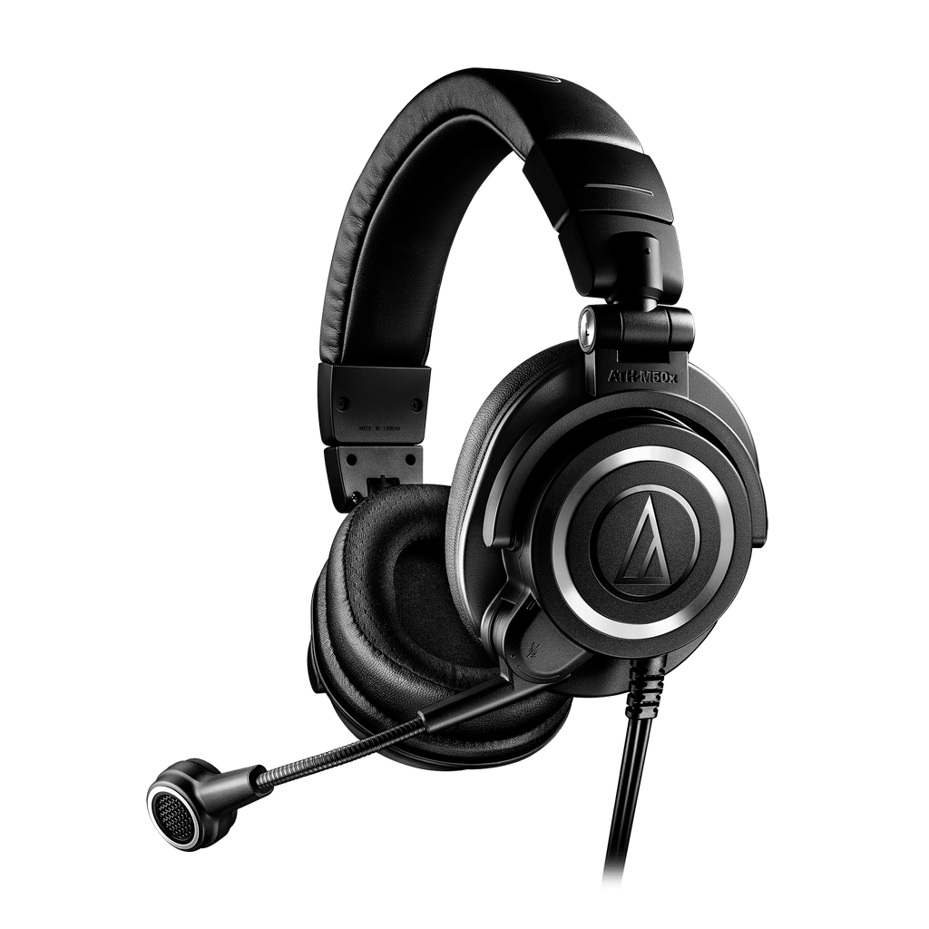 Audio-Technica Streaming Headset ATH-M50xSTS, Black (ATH-M50XSTS-USB)