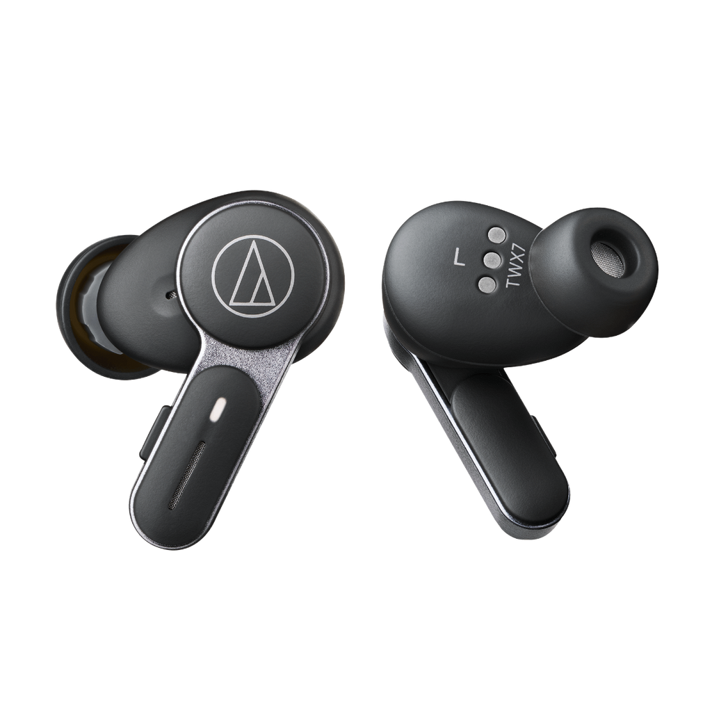 Audio-Technica Wireless Earbuds (ATH-TWX7, Black)