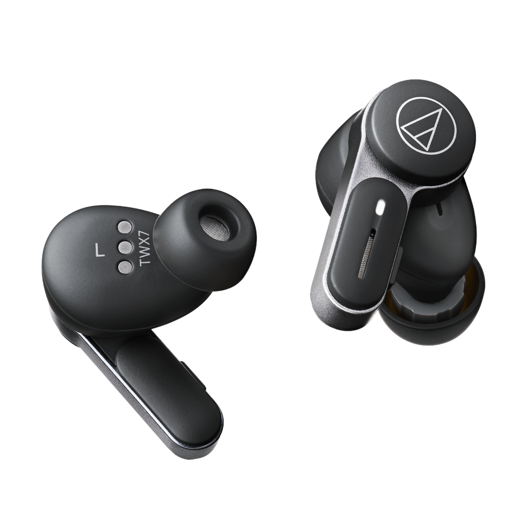 Audio-Technica Wireless Earbuds (ATH-TWX7, Black)