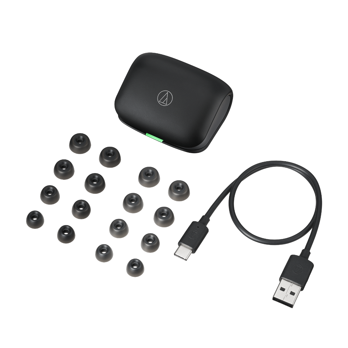 Audio-Technica Wireless Earbuds (ATH-TWX7, Black)