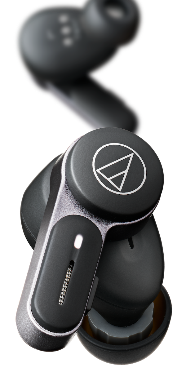 Audio-Technica Wireless Earbuds (ATH-TWX7, Black)