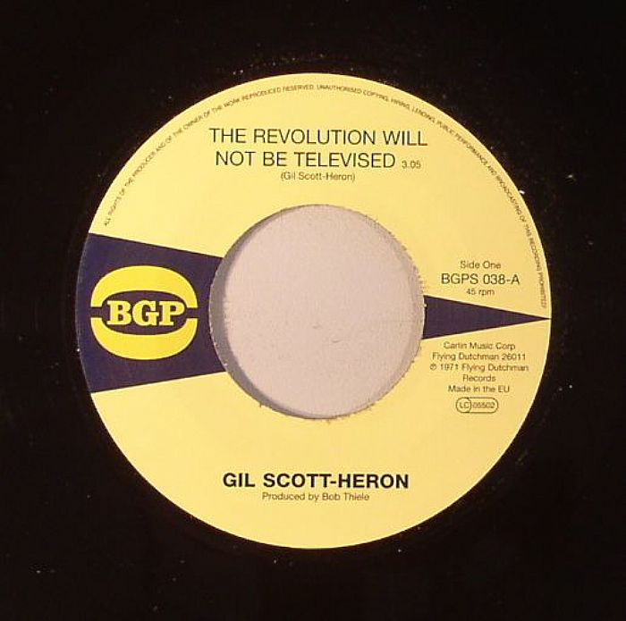 Gil Scott-Heron - The Revolution Will Not Be Televised/ Home Is Where The Hatred Is