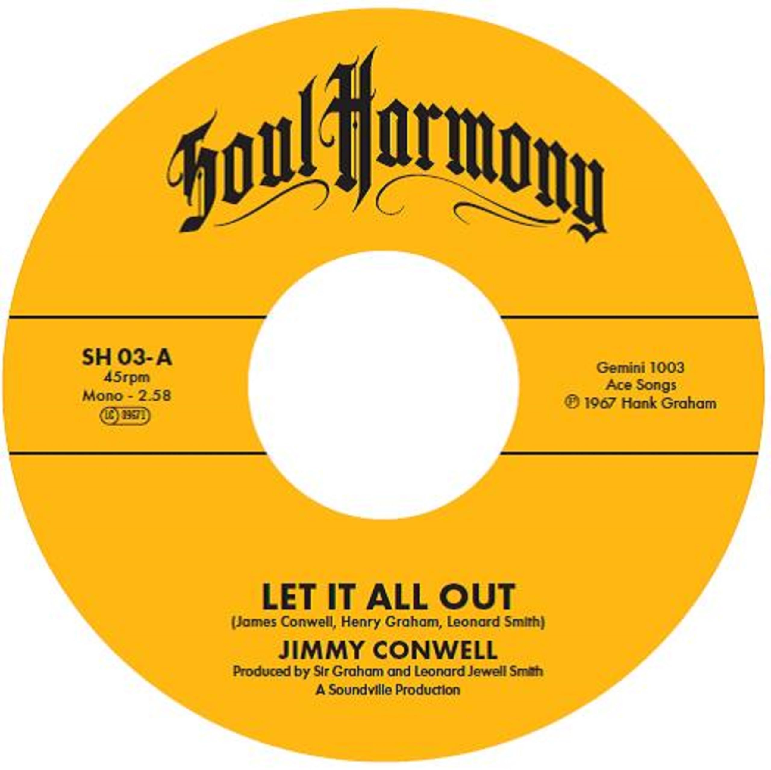 Jimmy Conwell - Jimmy Conwell / The Exits - Let It All Out / I'm So Glad [VINYL]