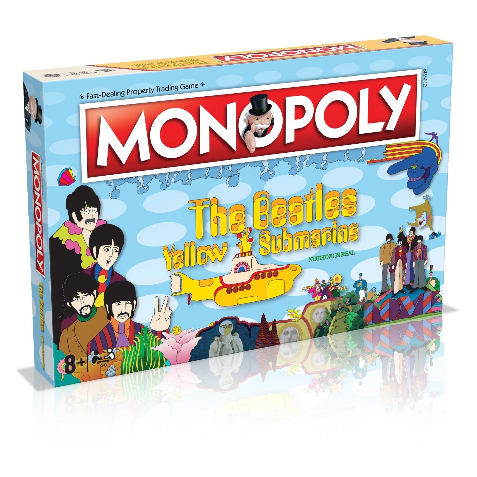 Beatles Yellow Submarine MONOPOLY Board