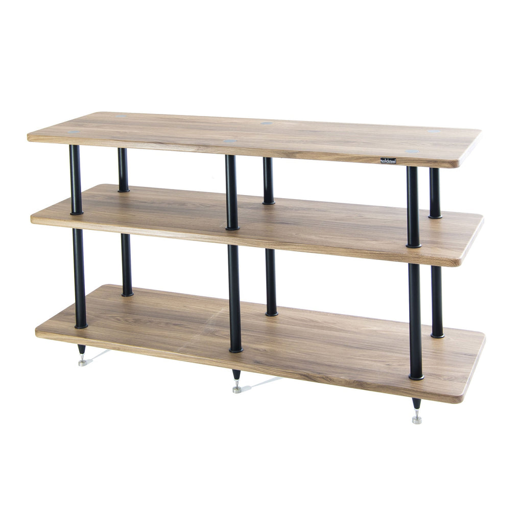 Solidsteel: VL-3 Turntable Shelf + Vinyl Record Storage - Walnut
