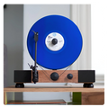Floating Record vertical Bluetooth turntable with built-In Stereo Speakers
